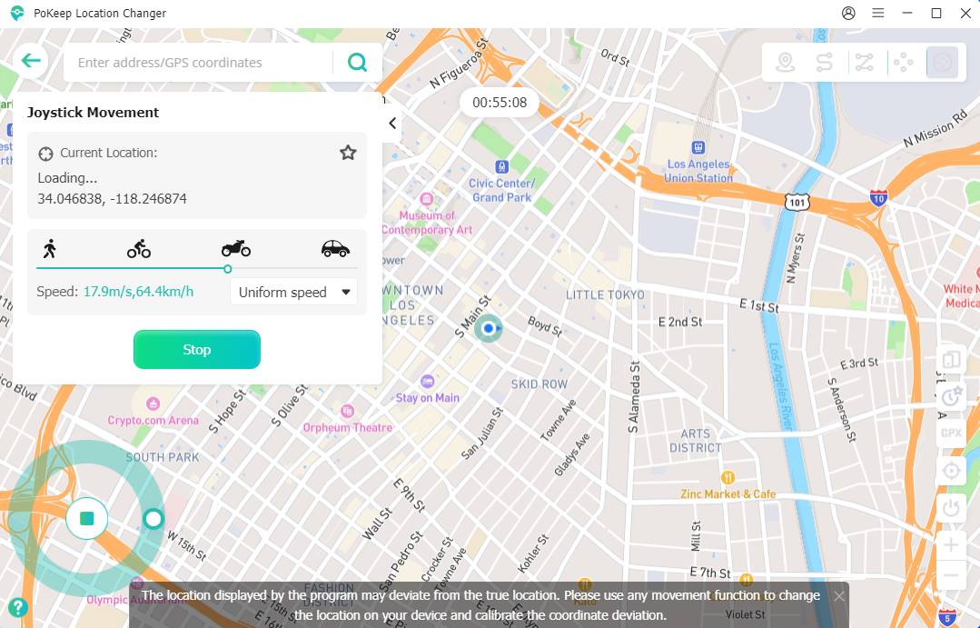 Screenshot 3 of PoKeep Location Changer