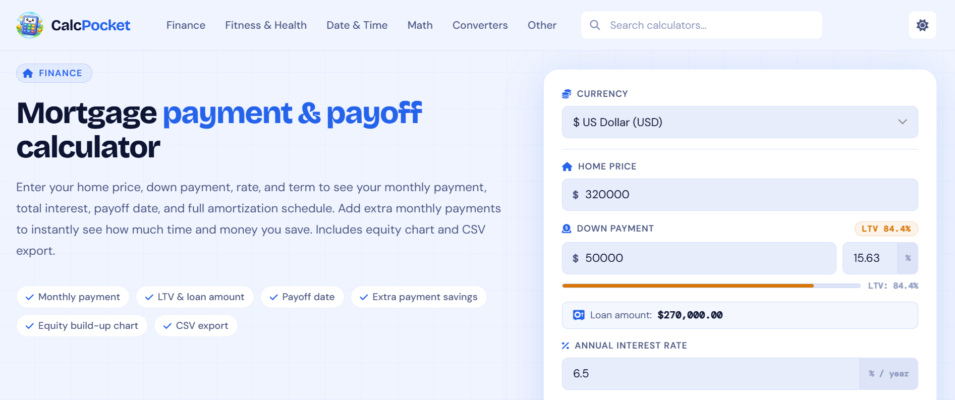 Screenshot 2 of CalcPocket
