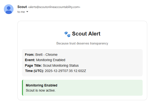 Screenshot 4 of Scout - Online Accountability