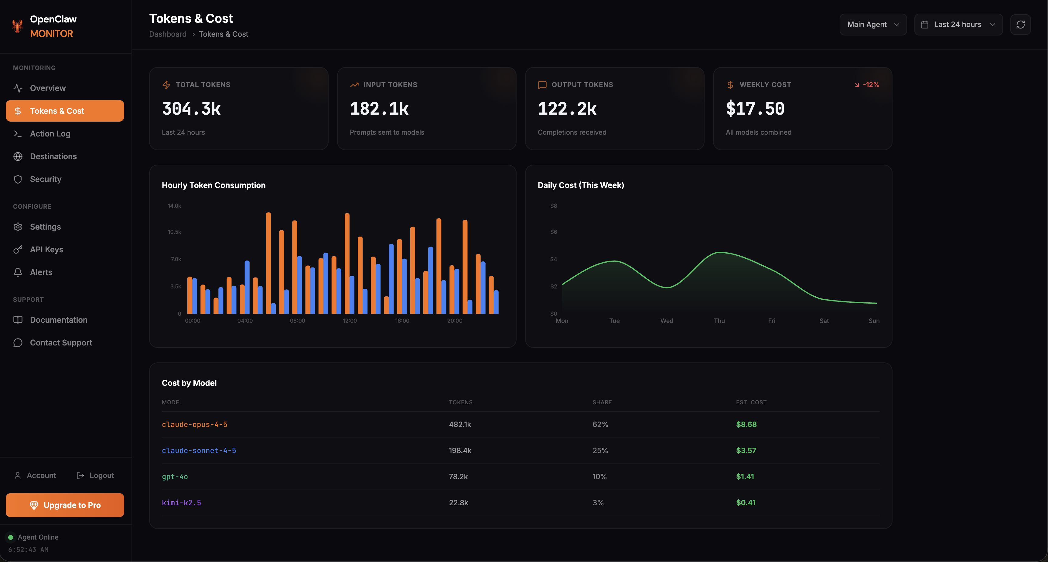 Screenshot 3 of Clawwatcher