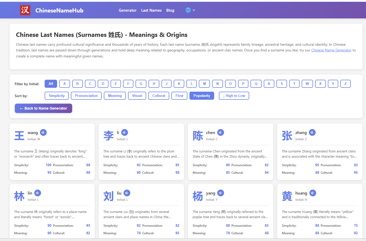 Screenshot 2 of ChineseNameHub
