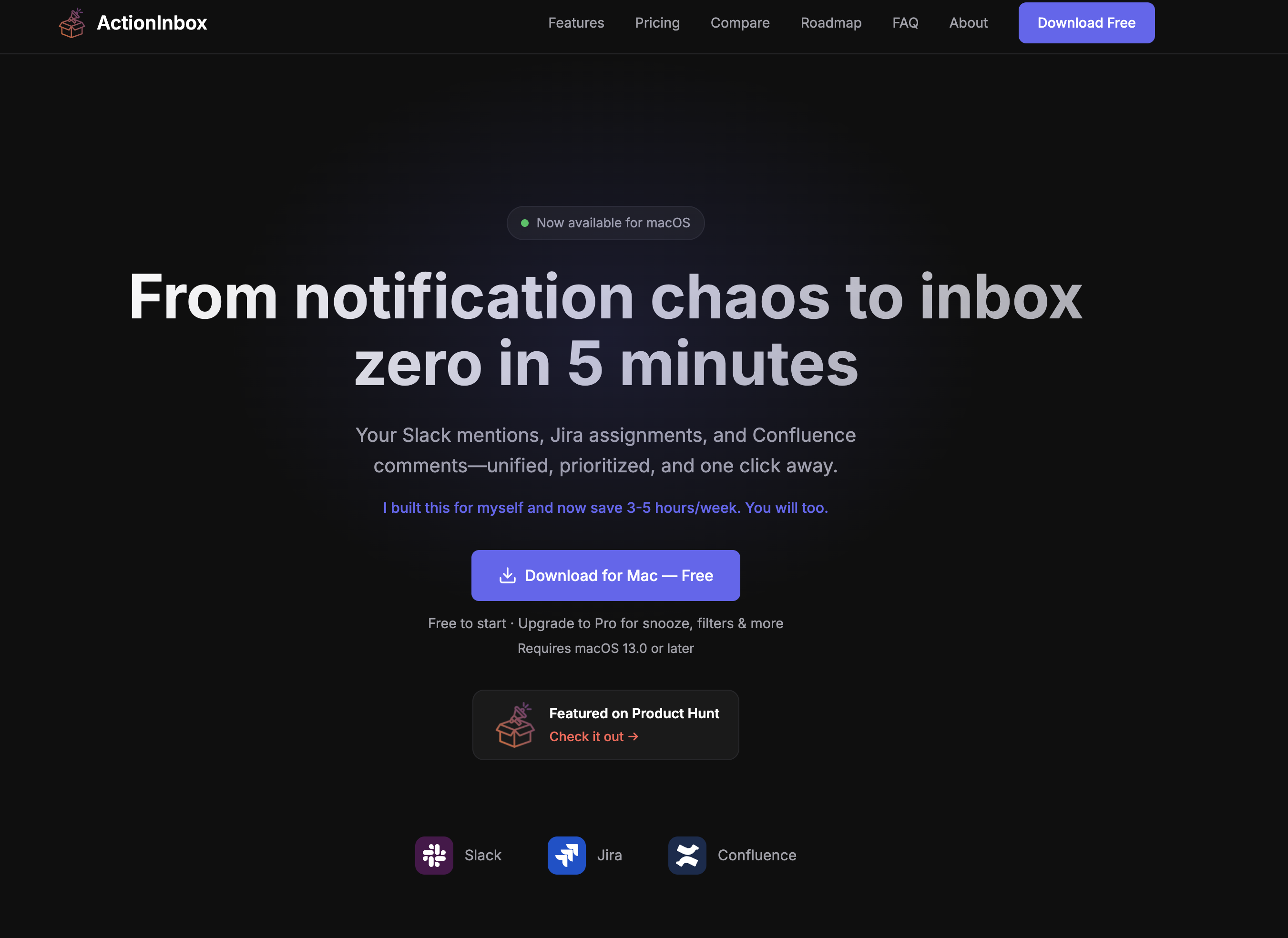 Screenshot 1 of ActionInbox