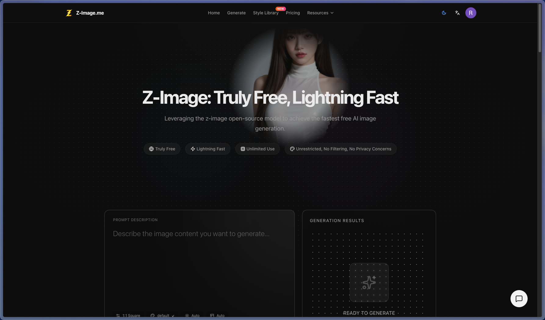 Screenshot 1 of Z-Image