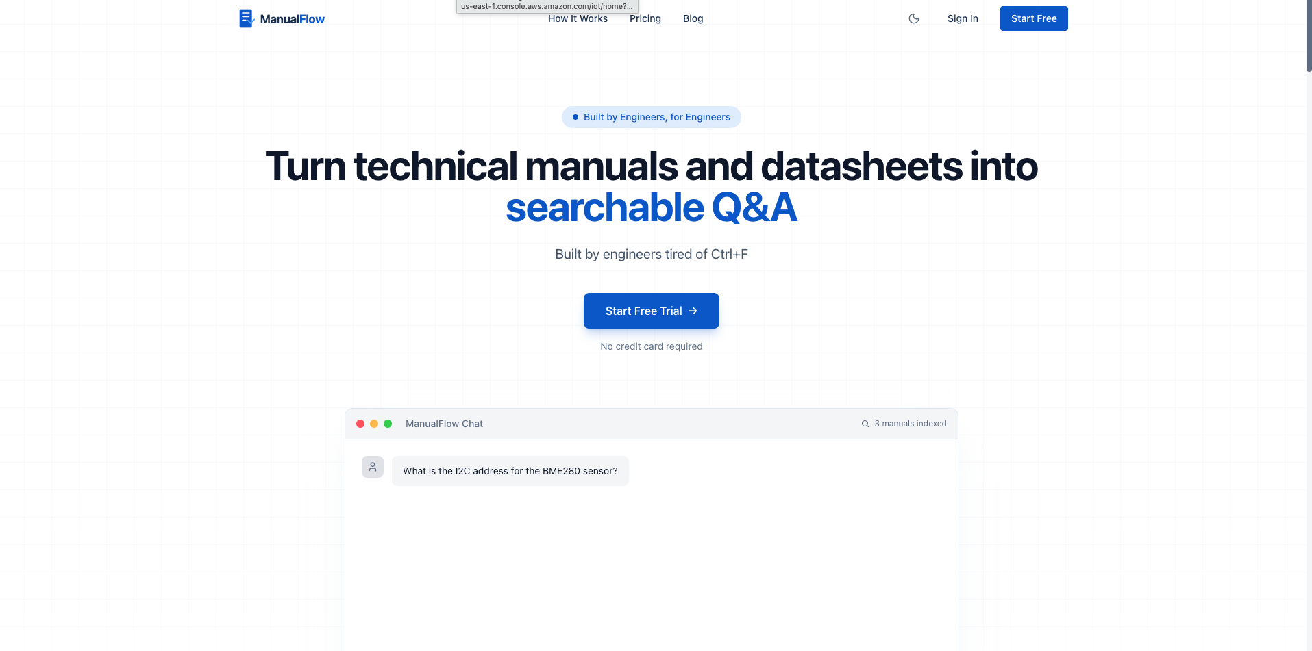 Screenshot 1 of ManualFlow.io