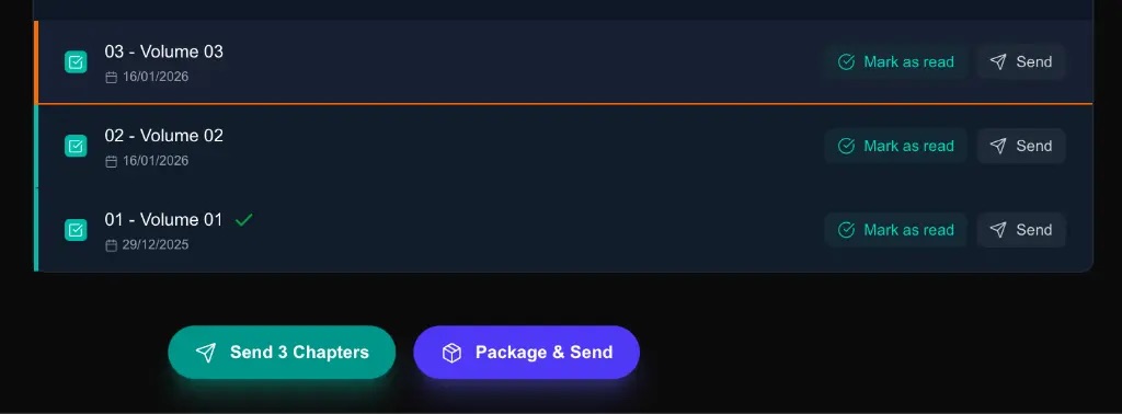 Screenshot 5 of MangaSendr, your manga direct to eReader