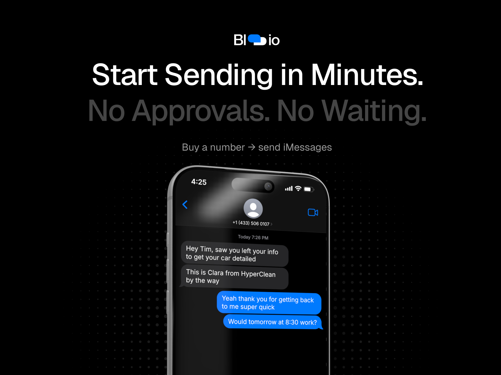 Screenshot 4 of Blooio – blue messages from anywhere