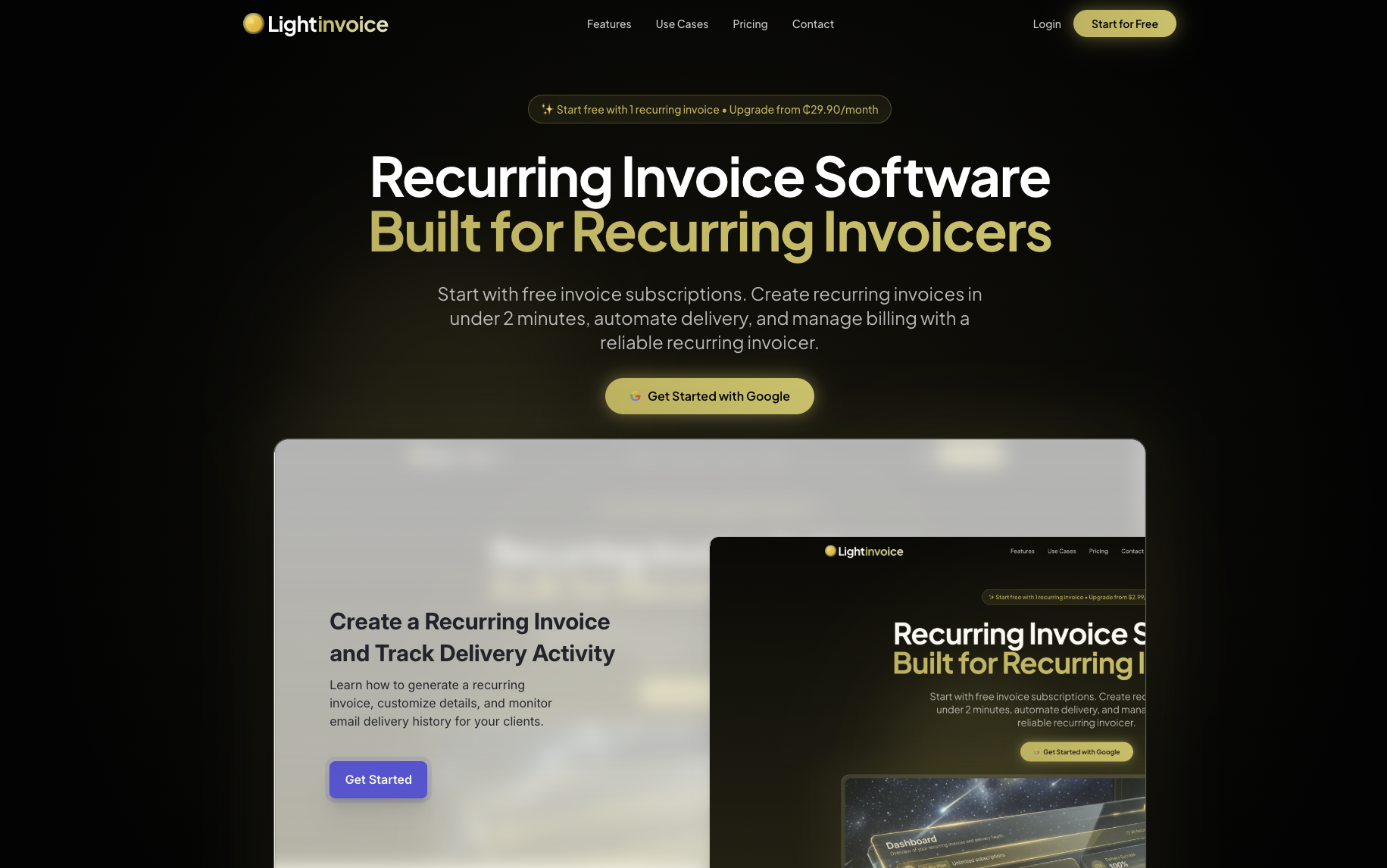 Screenshot 1 of LightInvoice