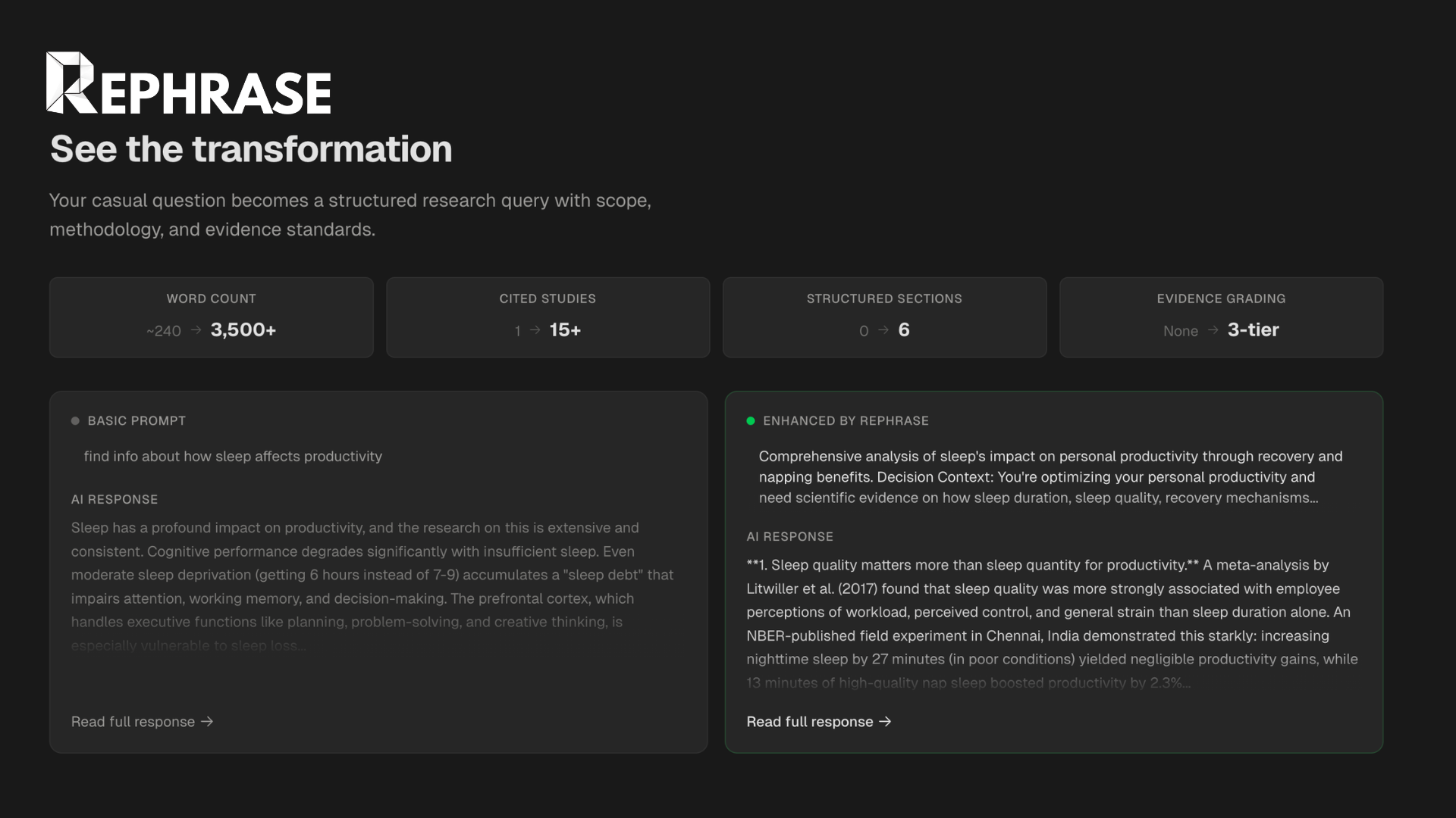 Screenshot 4 of Rephrase