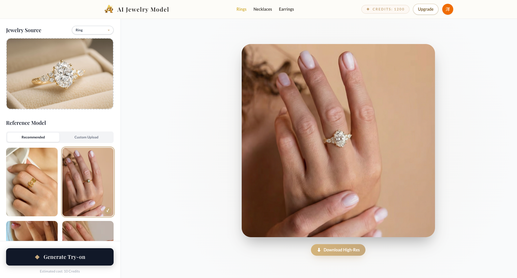 Screenshot 4 of AI Jewelry Model