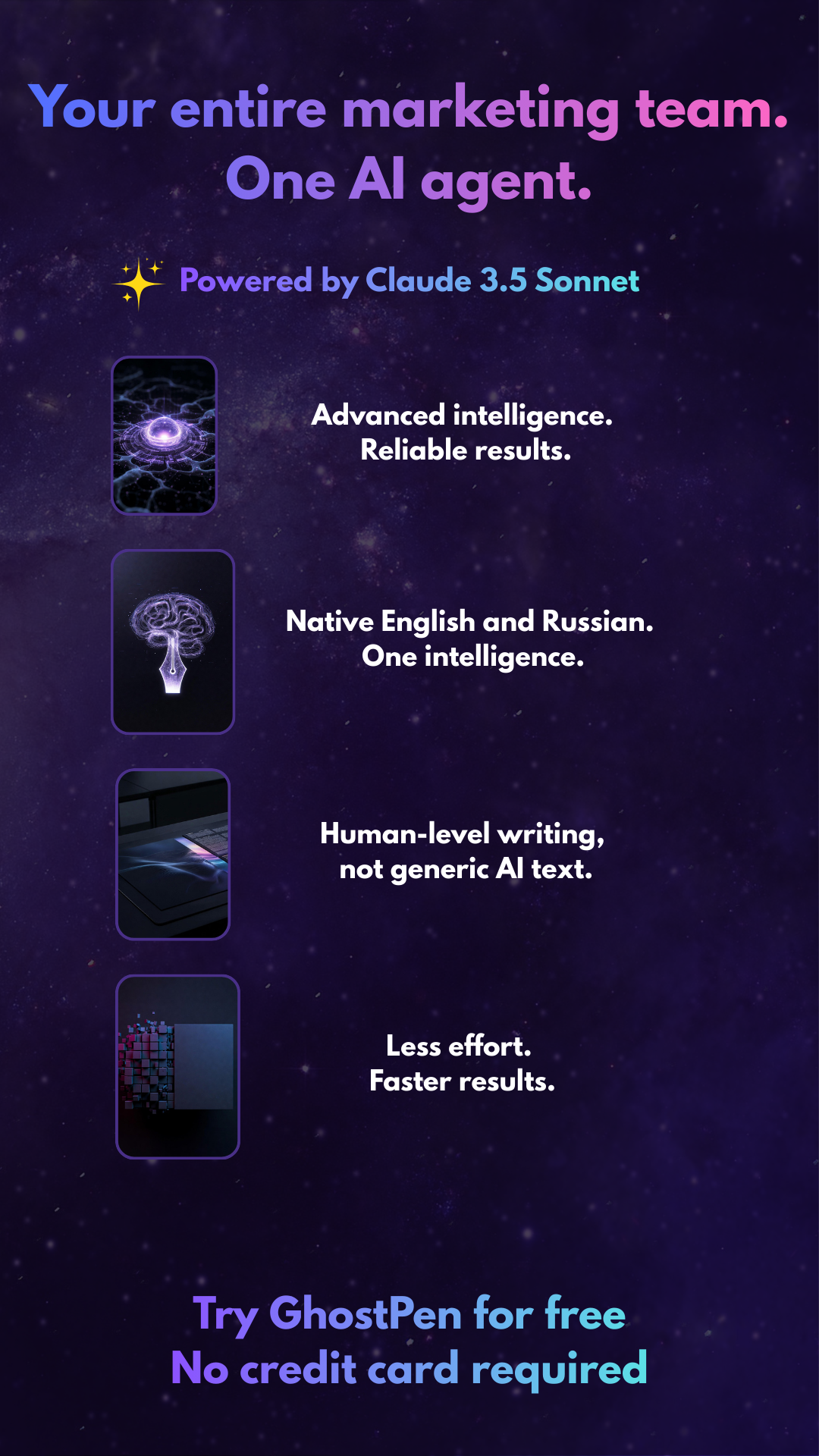 Screenshot 2 of Ghostpen - AI Marketing Copywriter