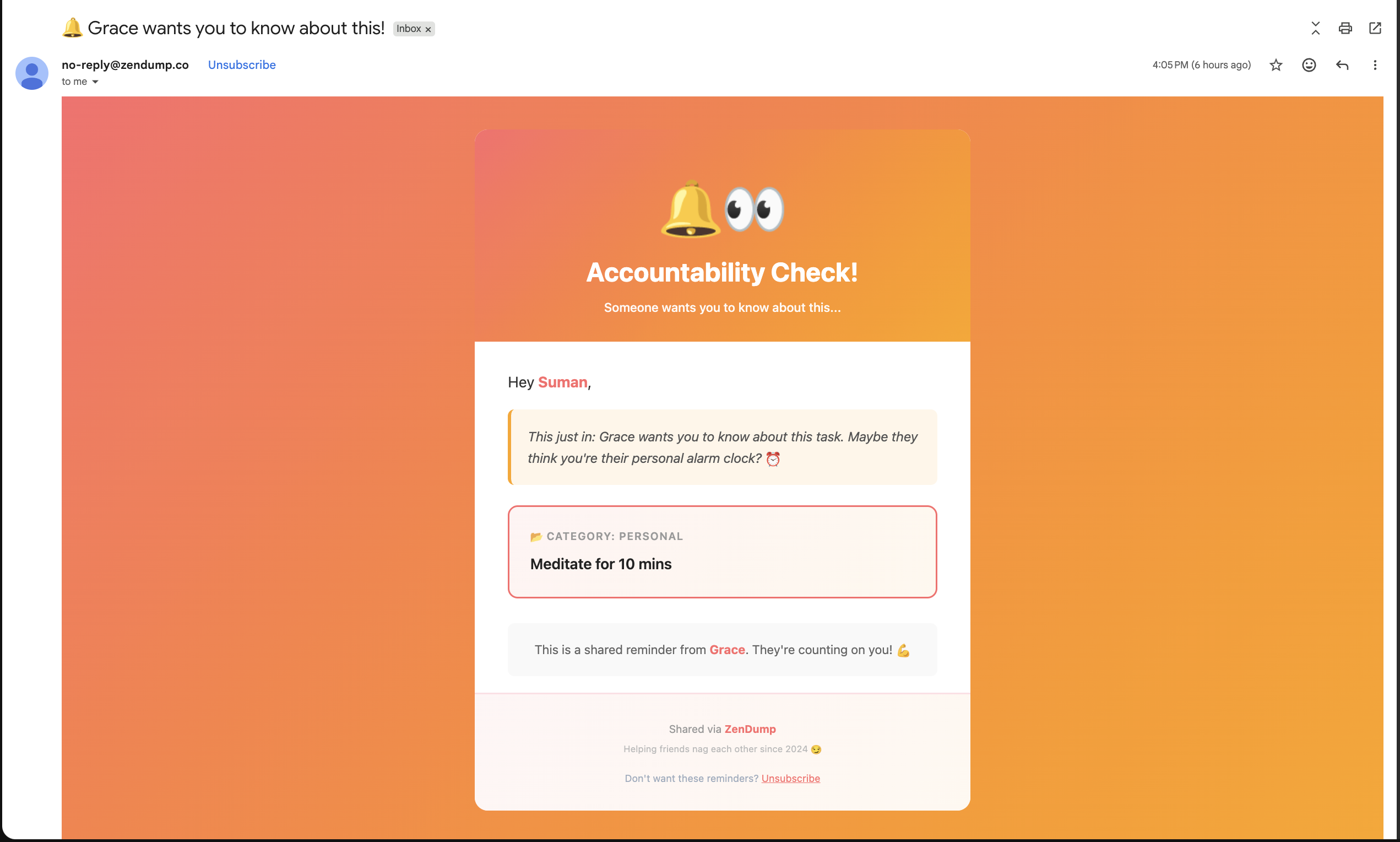 Screenshot 6 of ZenDump - Your AI-Powered Second Brain
