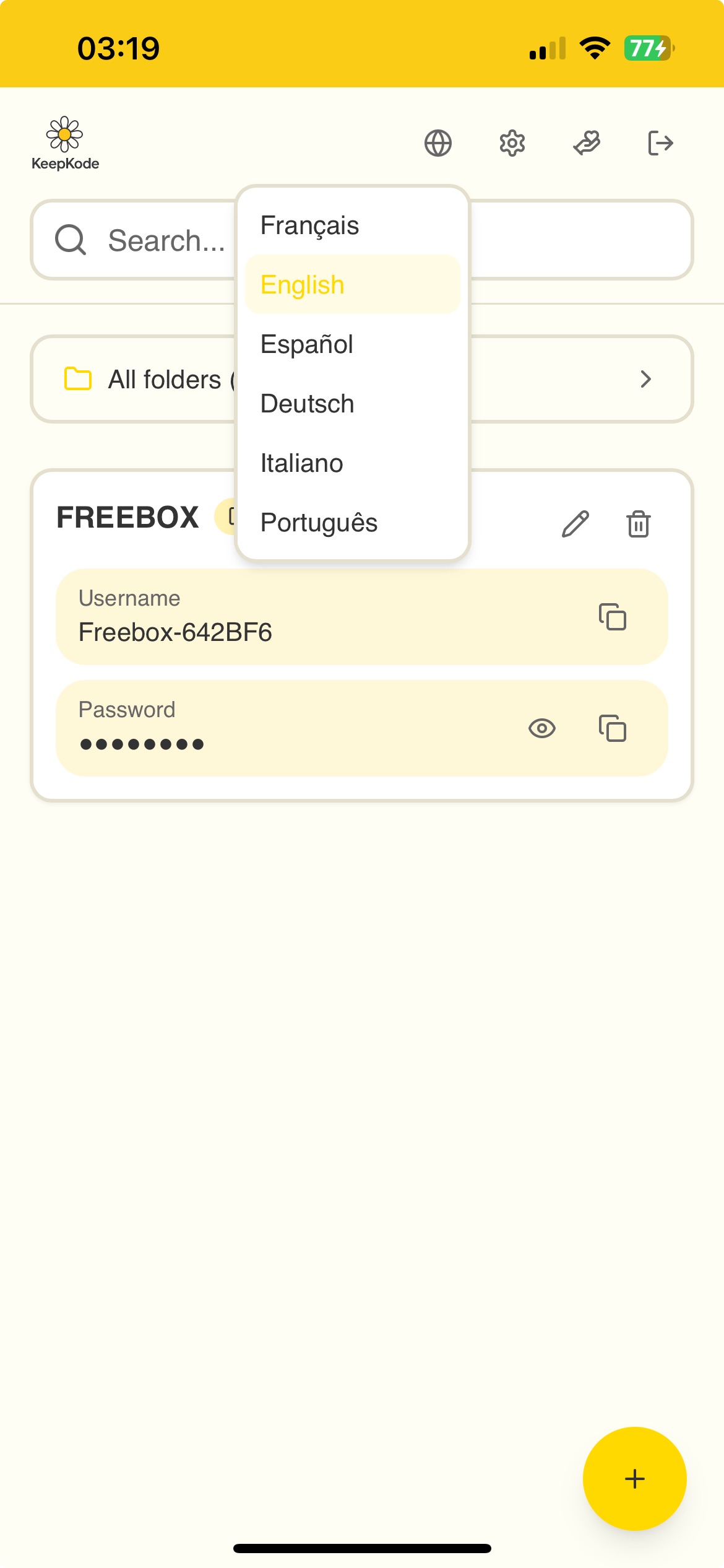 Screenshot 1 of KeepKode