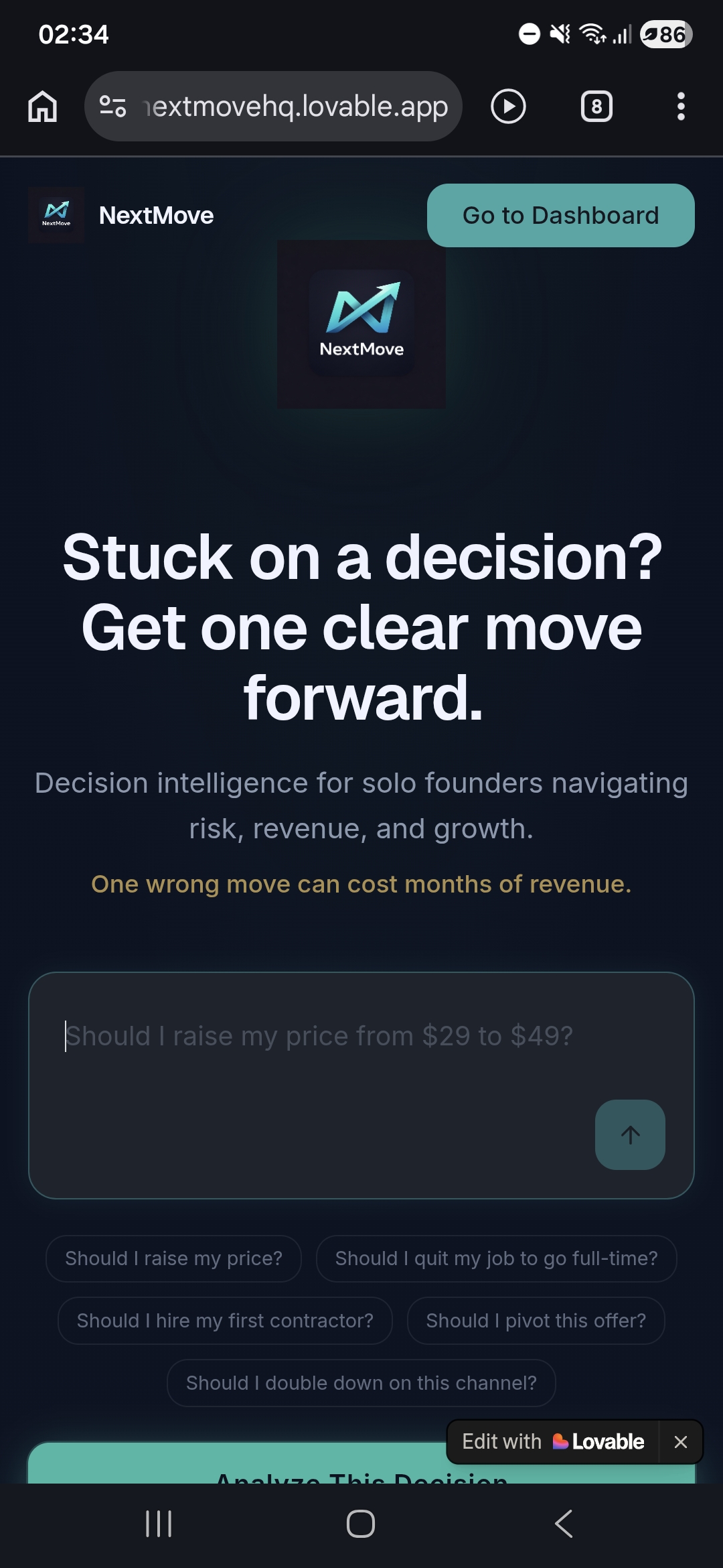 Screenshot 1 of NextMove