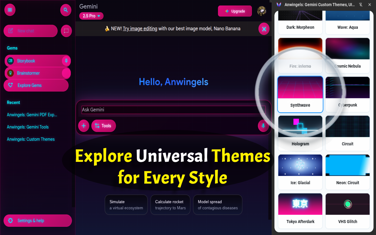 Screenshot 2 of Anwingels: Premium Themes, Live Editor
