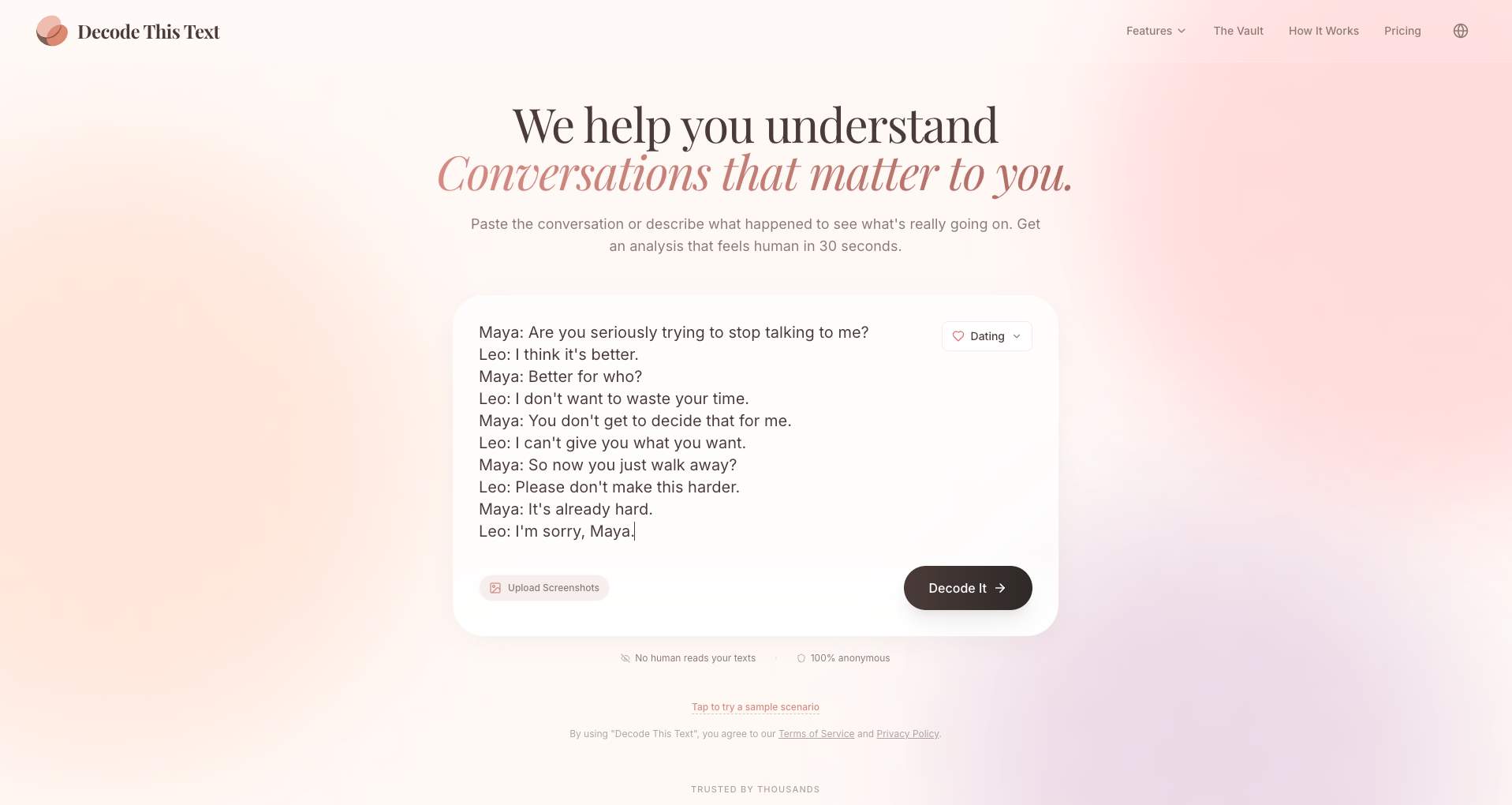 Screenshot 2 of Decode This Text