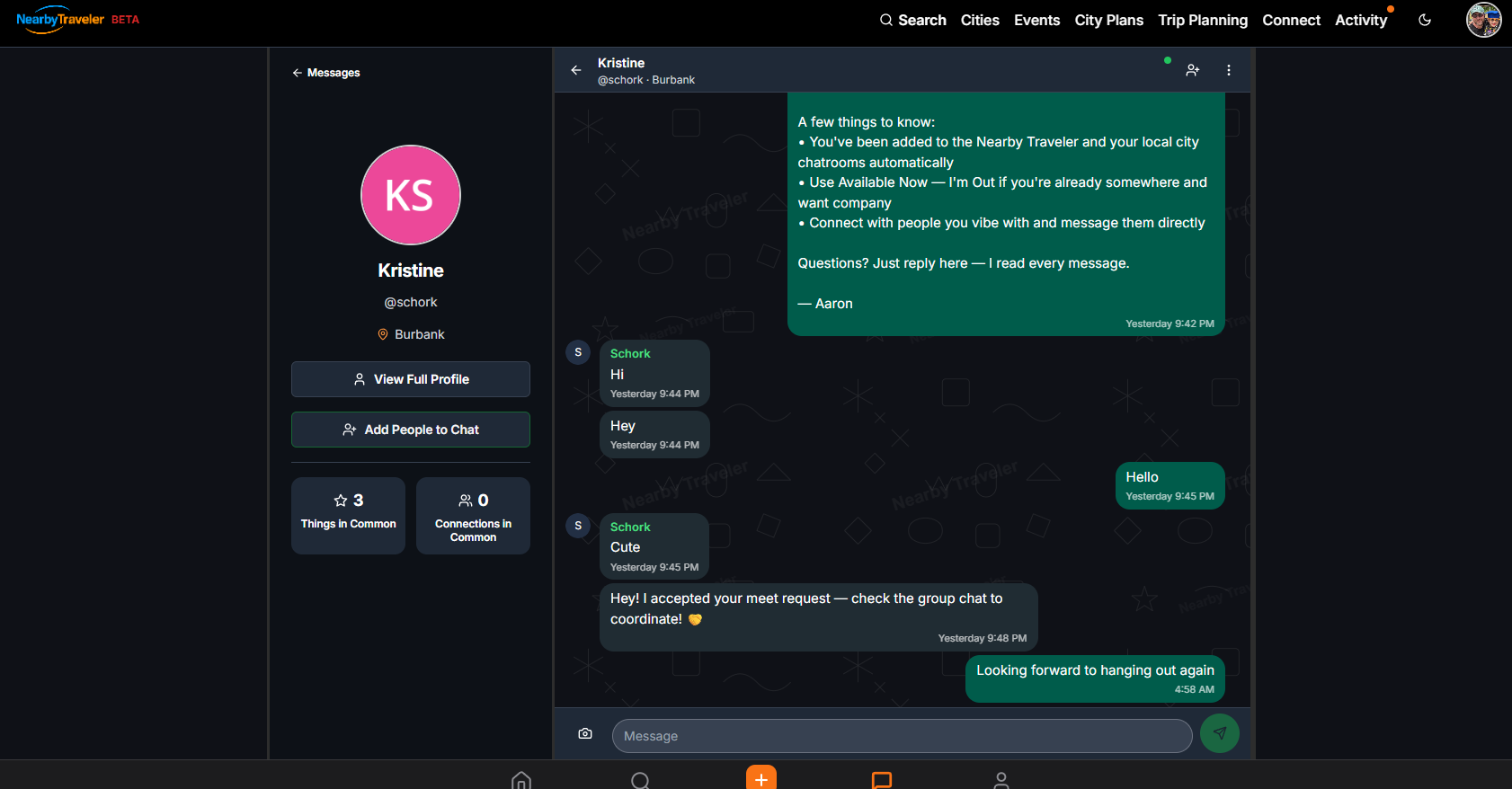 Screenshot 1 of Nearby Traveler