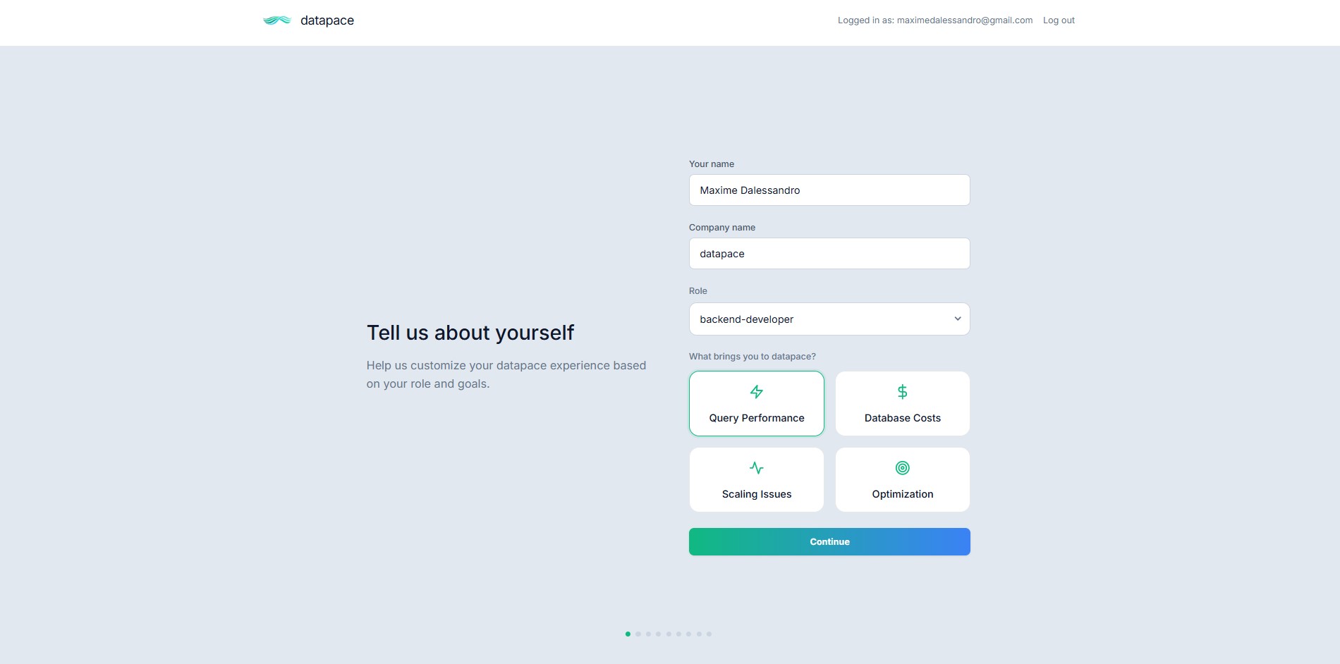 Screenshot 2 of Datapace 