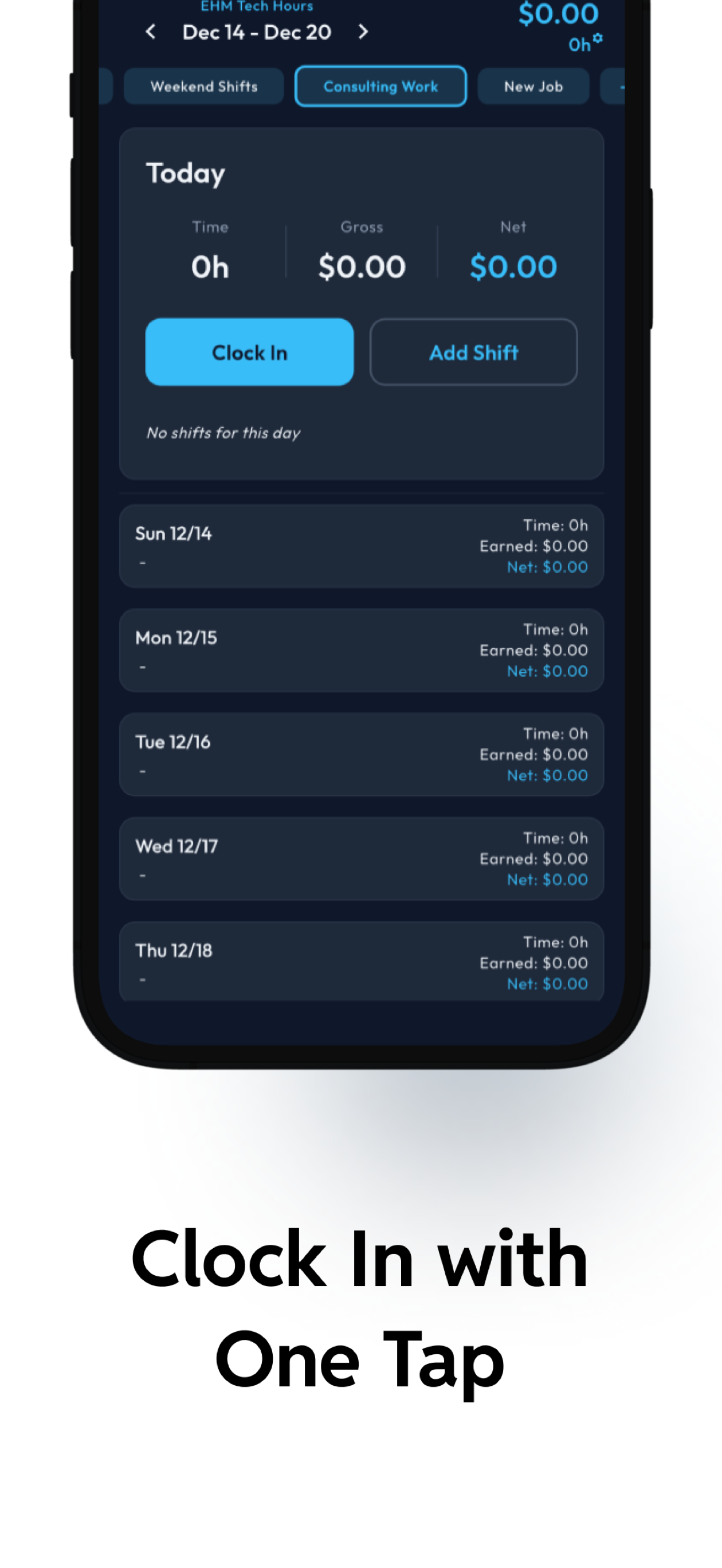 Screenshot 8 of Hours Tracker: Time Clock In
