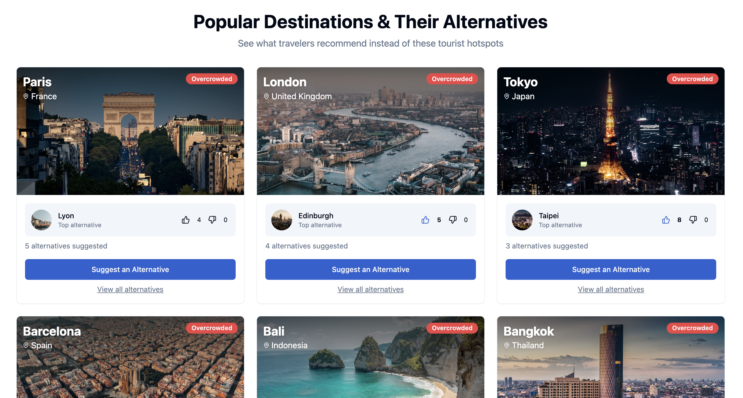 Screenshot 2 of Alternative Destinations