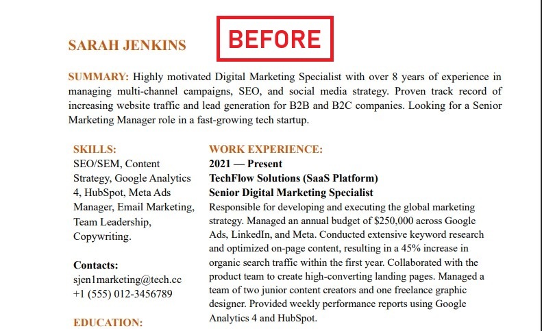 Screenshot 1 of ResumeLink