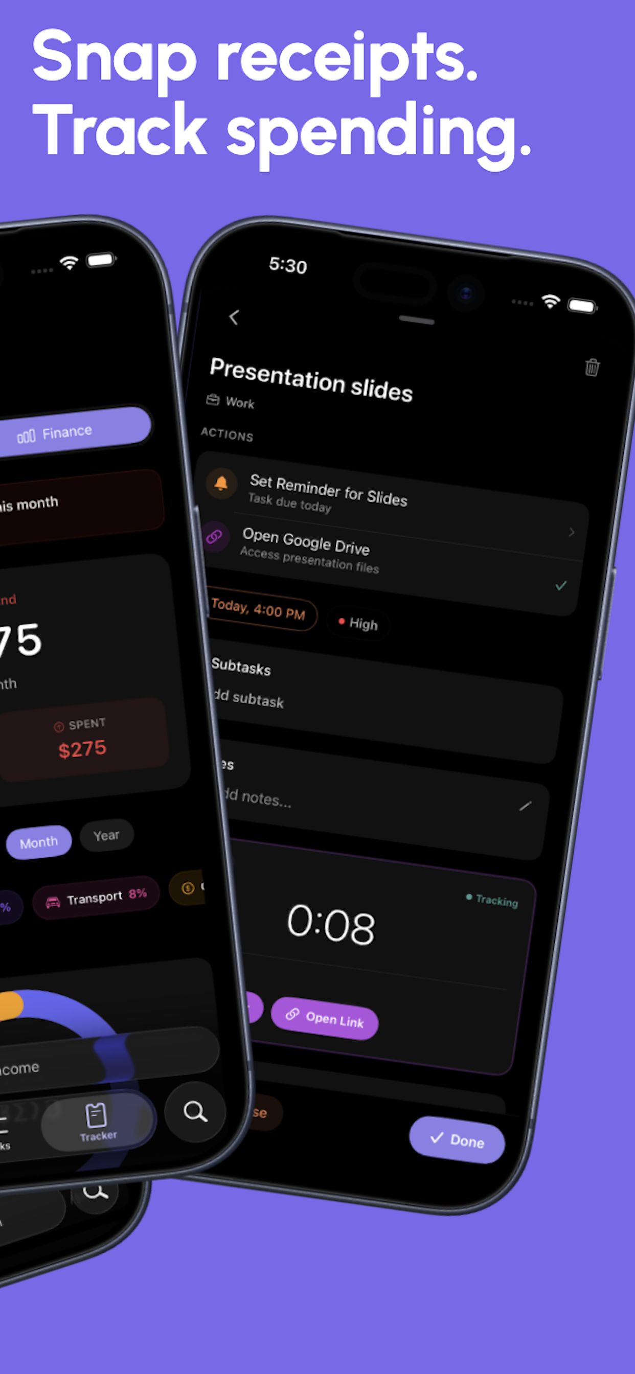 Screenshot 5 of Minddraft: AI Daily Planner & To-do