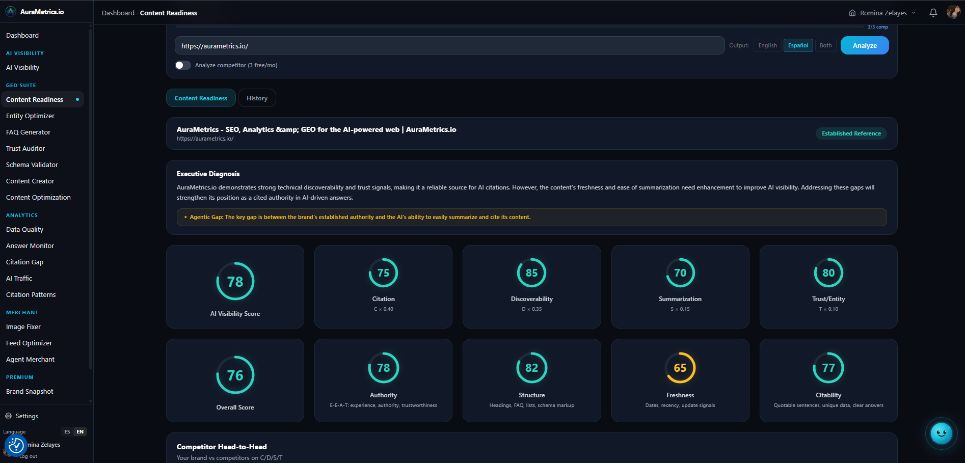 Screenshot 4 of AuraMetrics