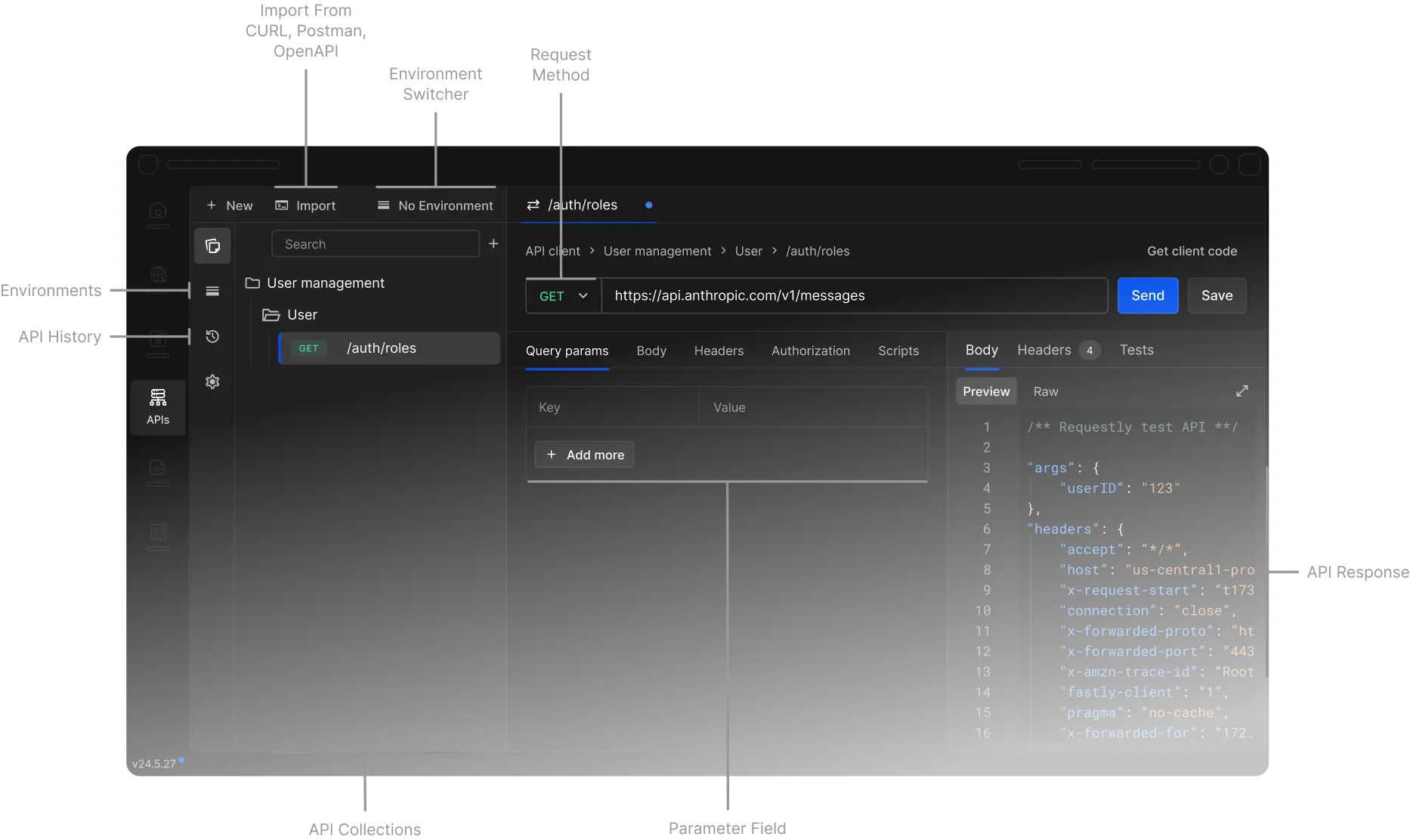Screenshot 3 of Requestly API Client