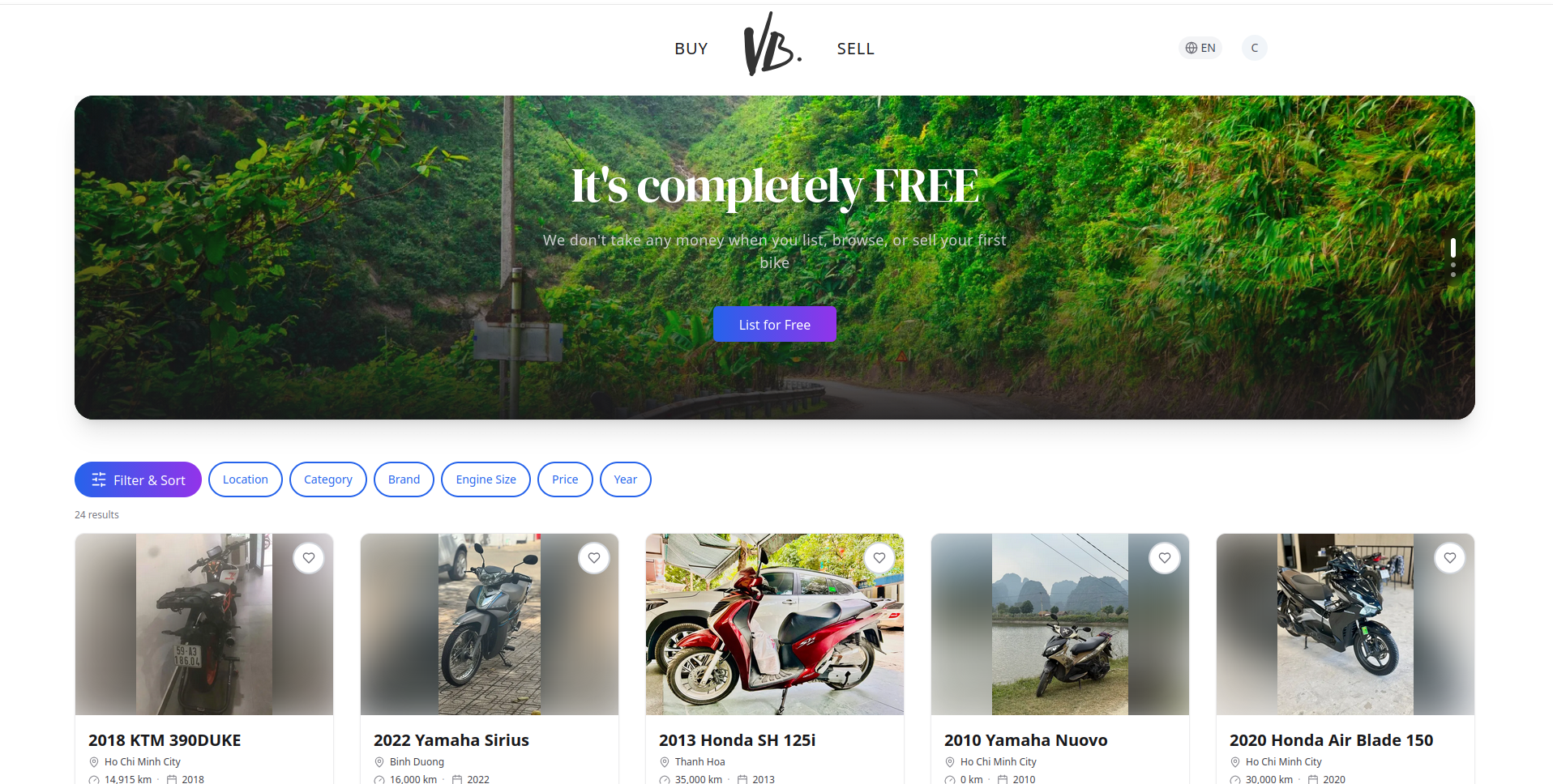 Screenshot 3 of Vietbikes