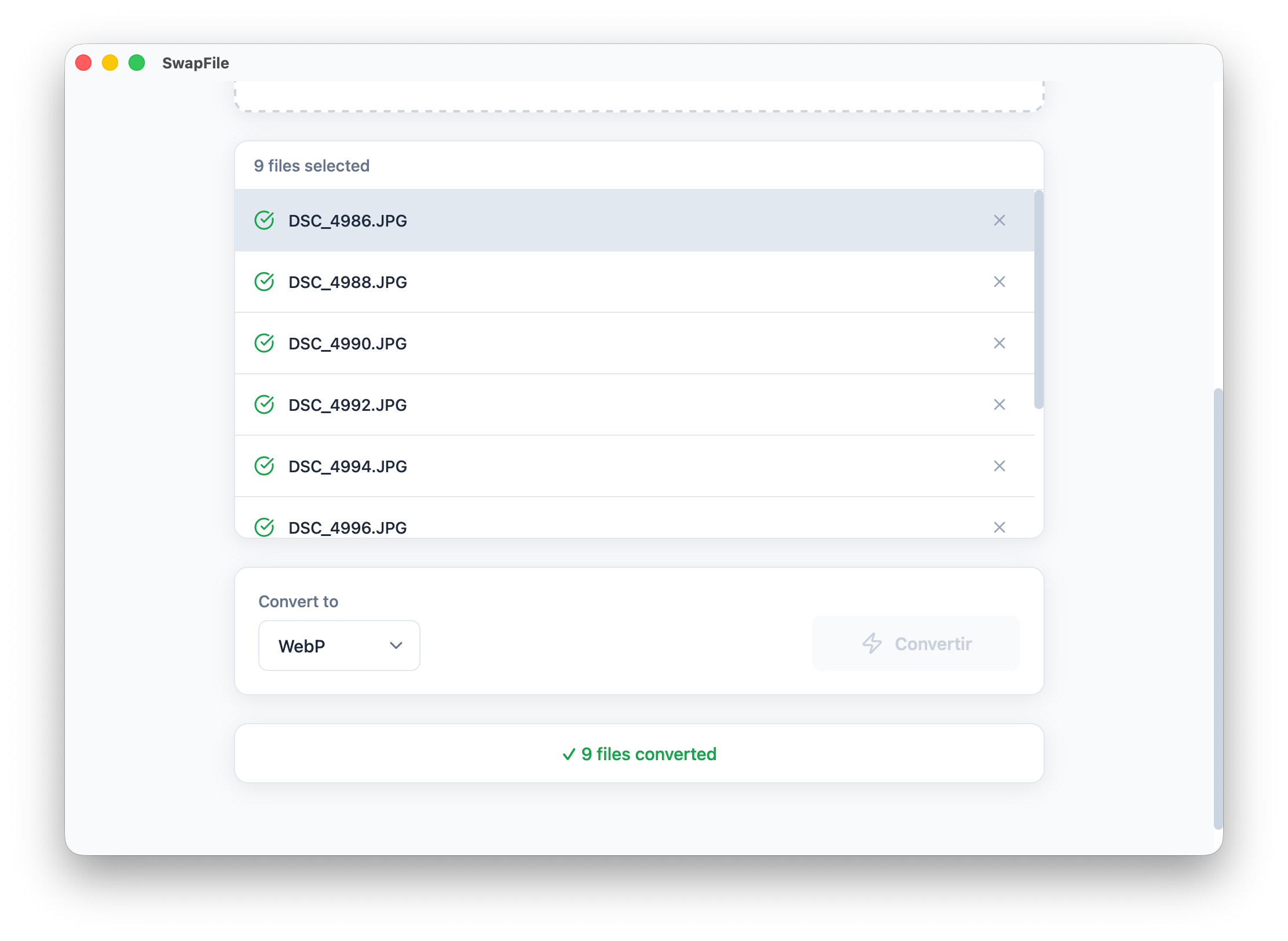 Screenshot 2 of SwapFile