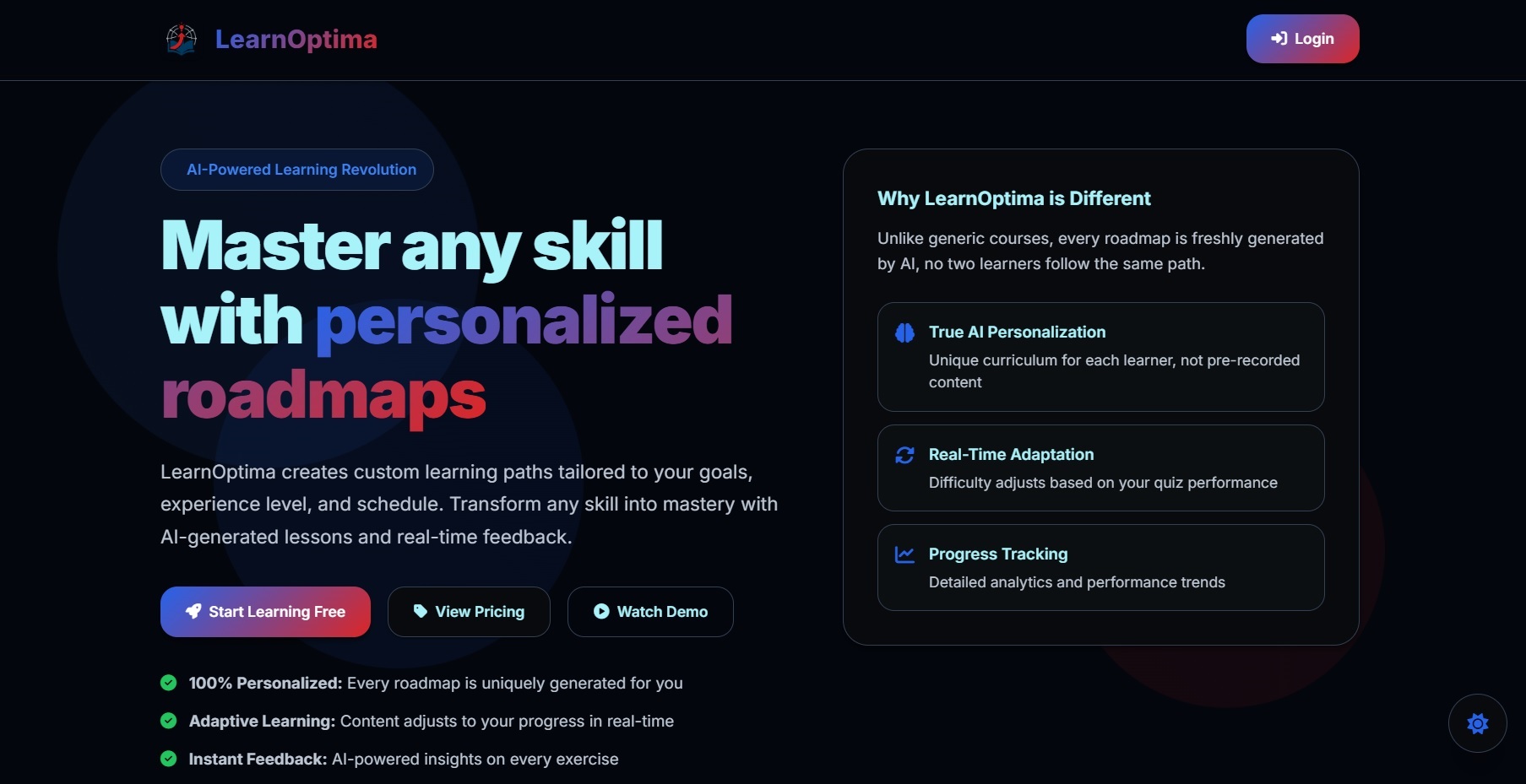 Screenshot 1 of LearnOptima