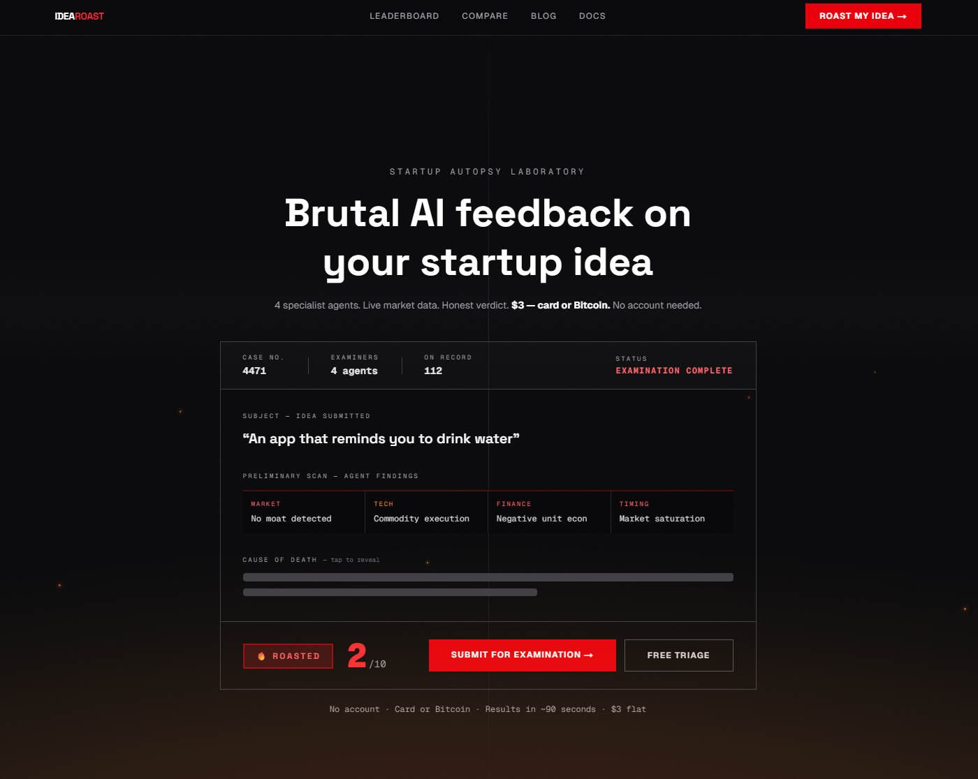 Screenshot 1 of IdeaRoast