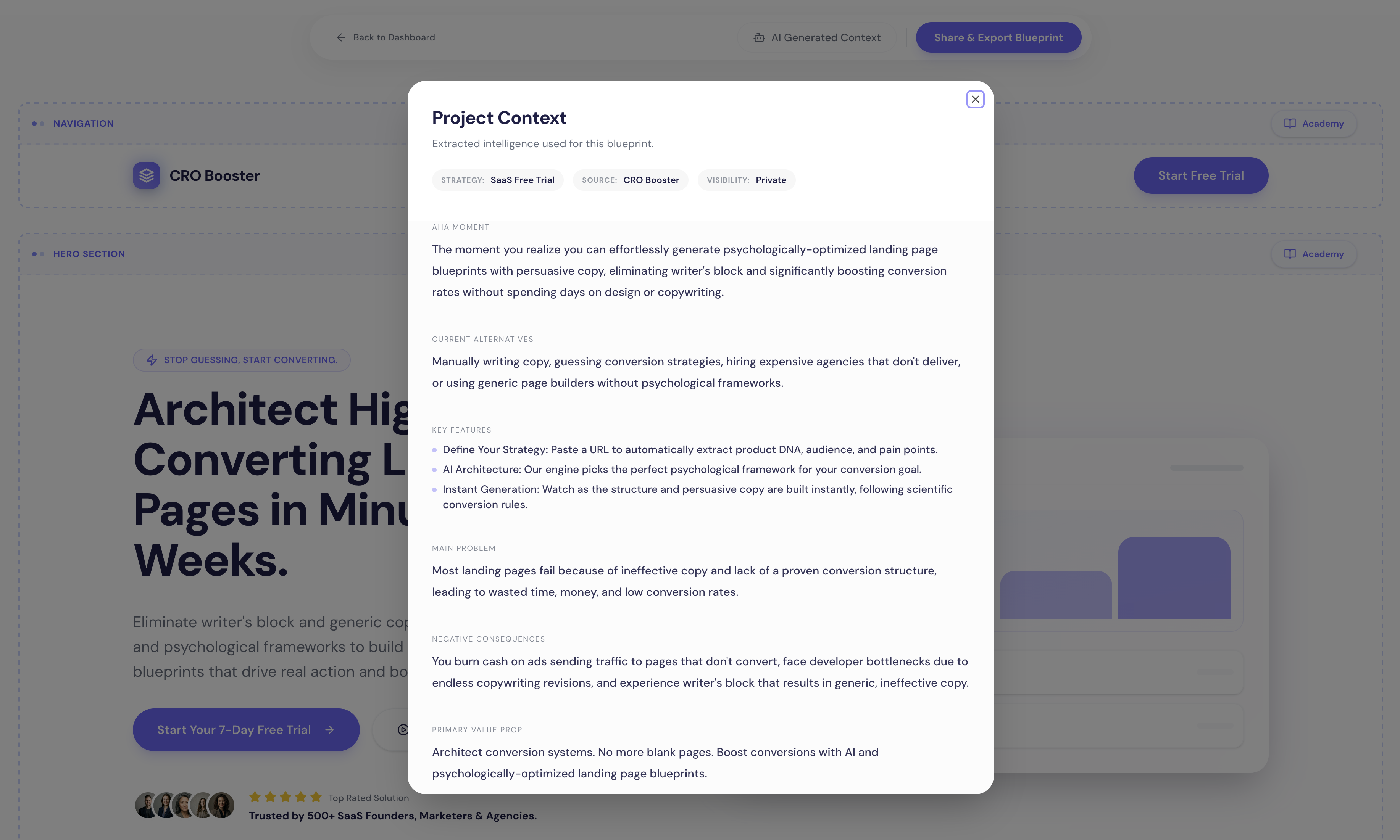 Screenshot 4 of AI Landing Page Generator
