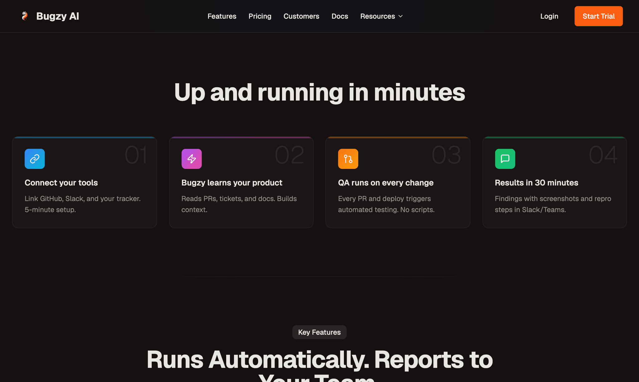 Screenshot 4 of Bugzy AI