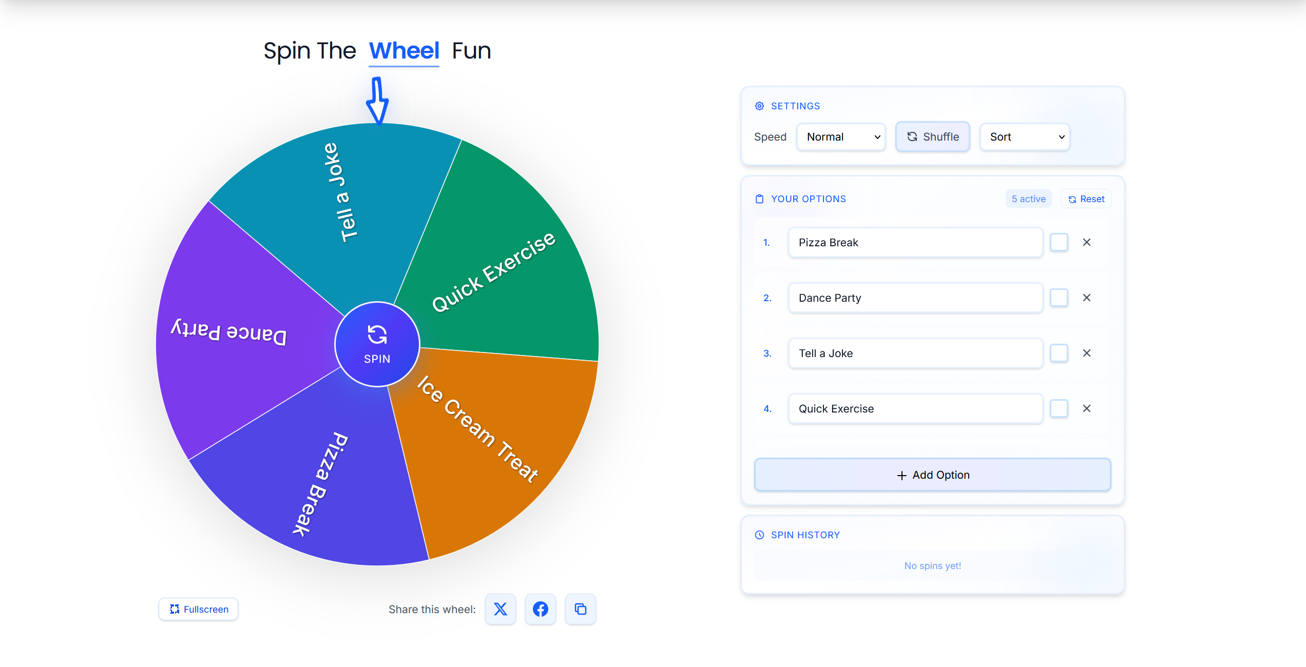 Screenshot 1 of Spin The Wheel - Free Random Picker