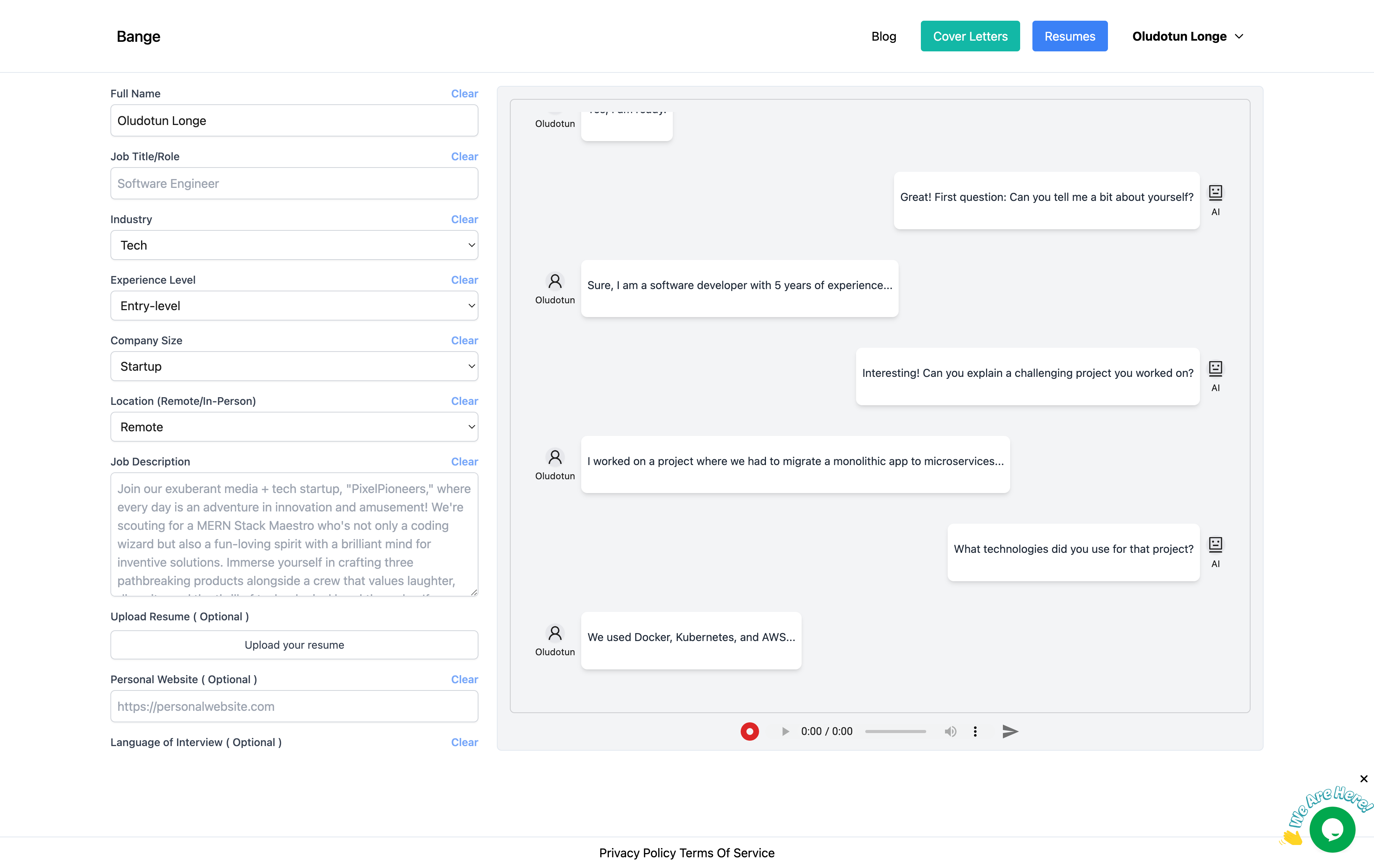 Screenshot 4 of Bange.io - Empower Your Job Applications