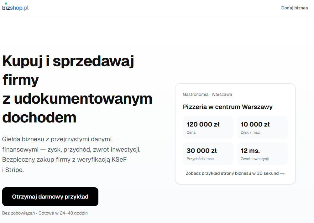 Screenshot 1 of BizShop