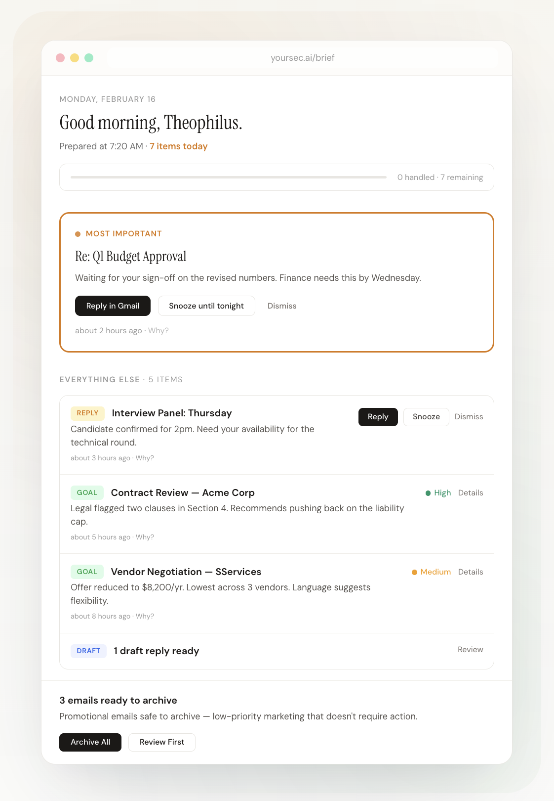 Screenshot 1 of YourSec