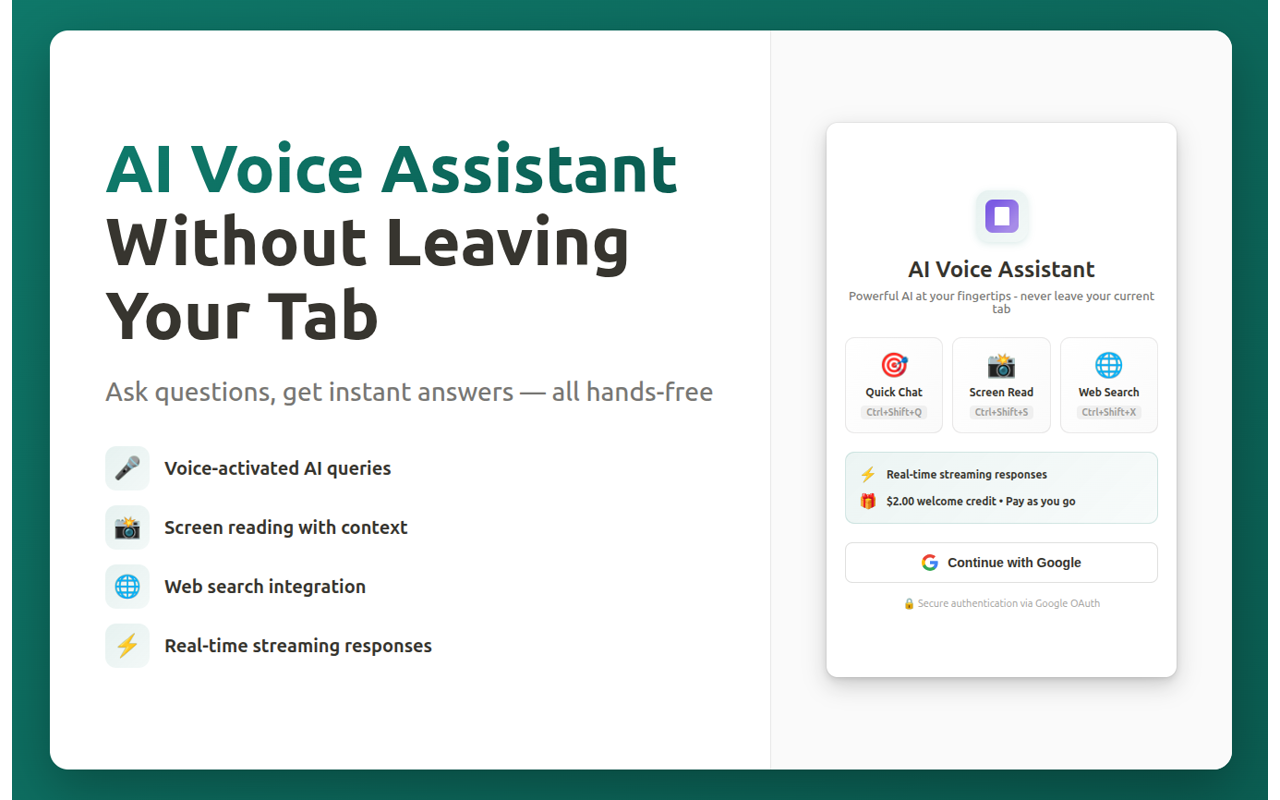 Screenshot 1 of AI Voice Assistant - Smart AI Helper