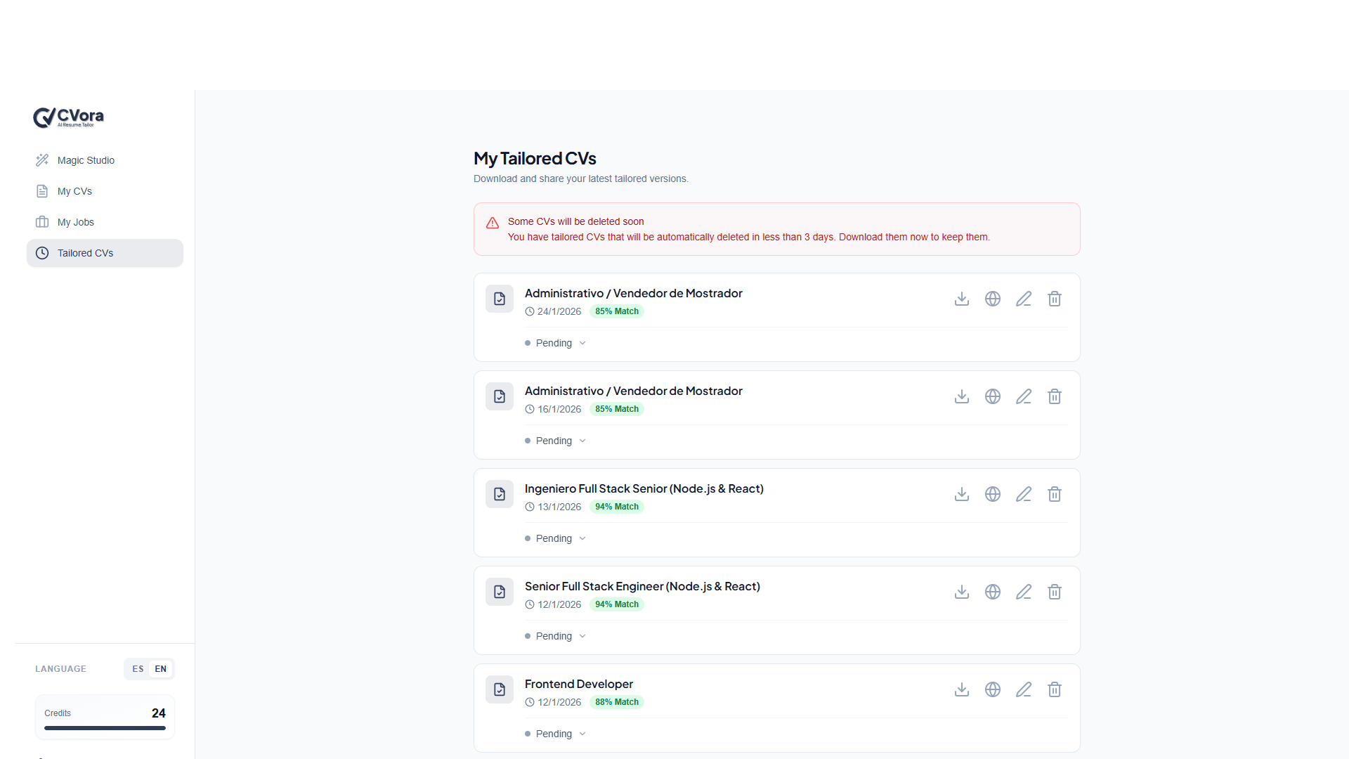 Screenshot 5 of CVora