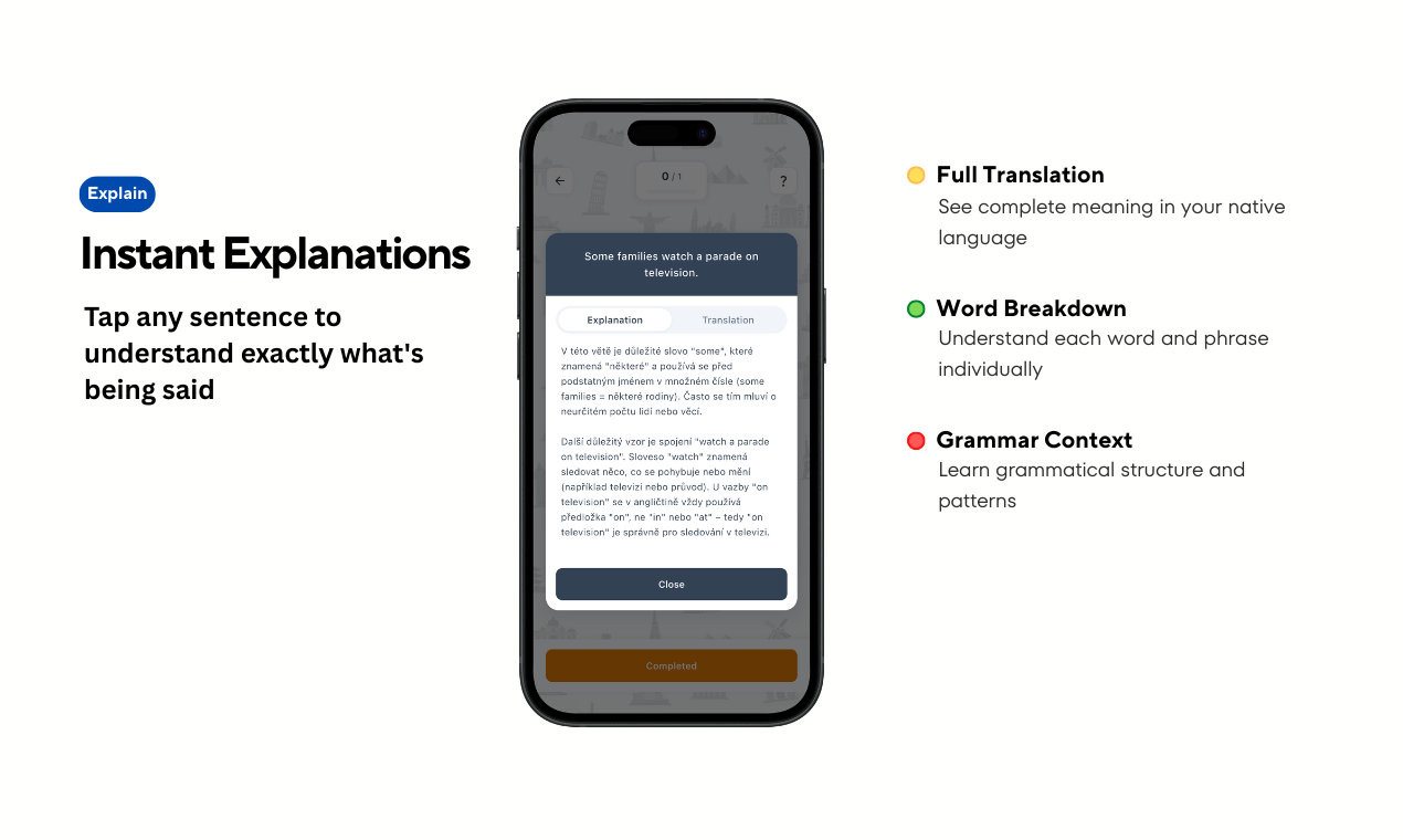 Screenshot 7 of Erla — Natural Language Learning