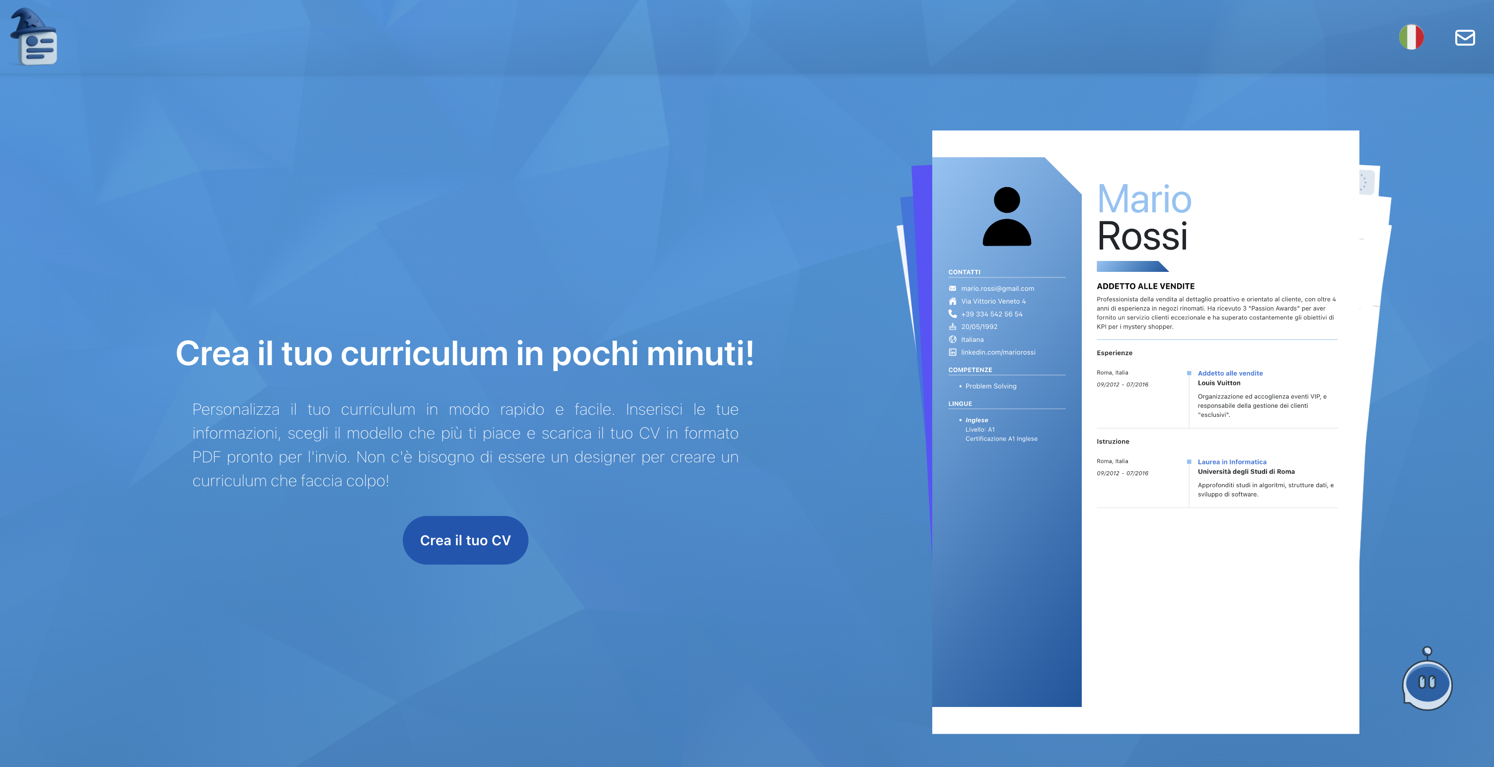 Screenshot 1 of Wizardscv