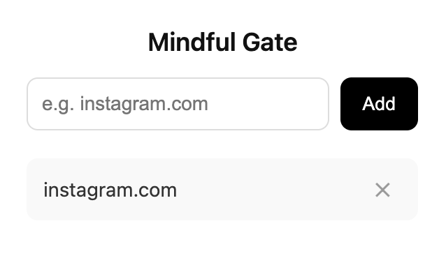 Screenshot 2 of MindfulGate