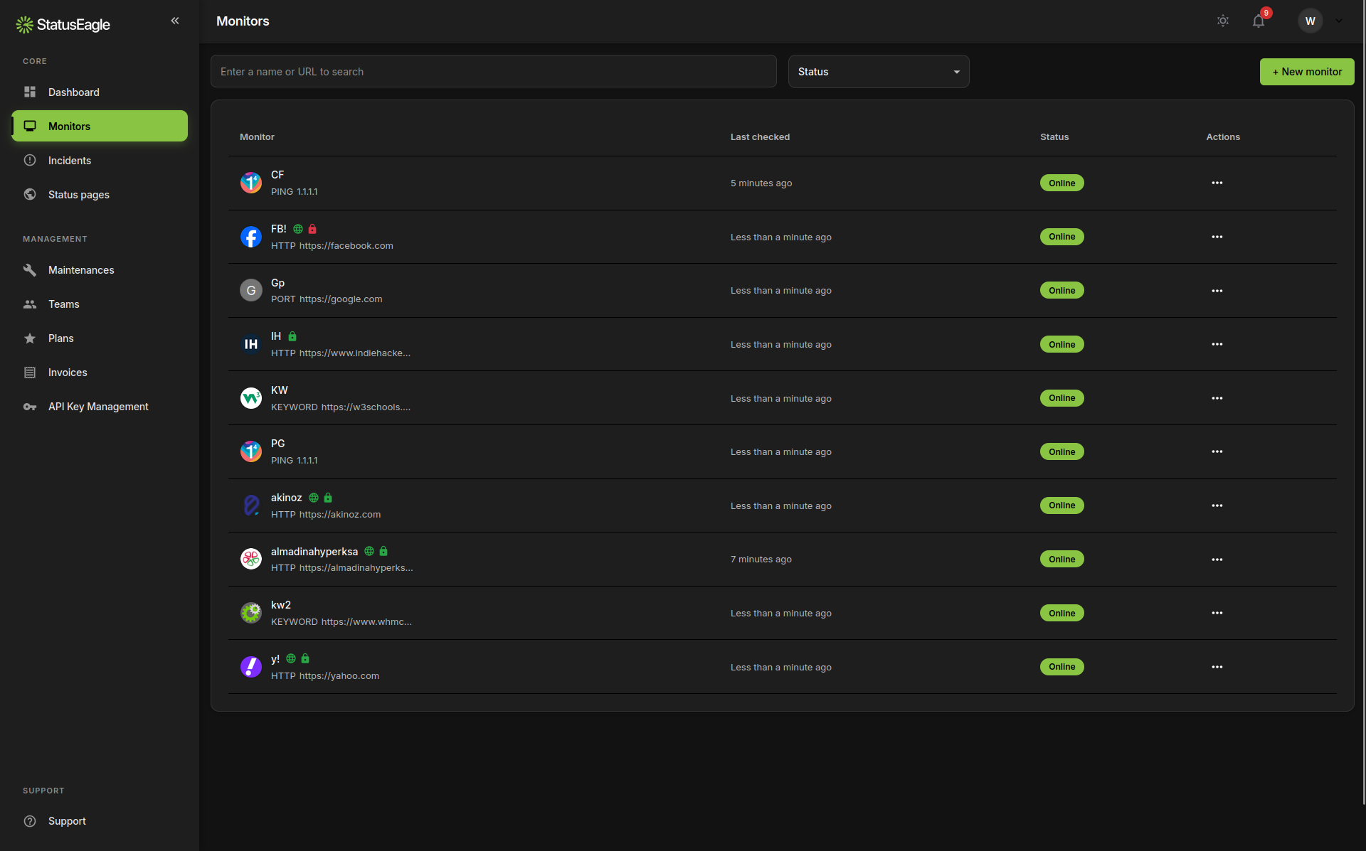Screenshot 8 of StatusEagle