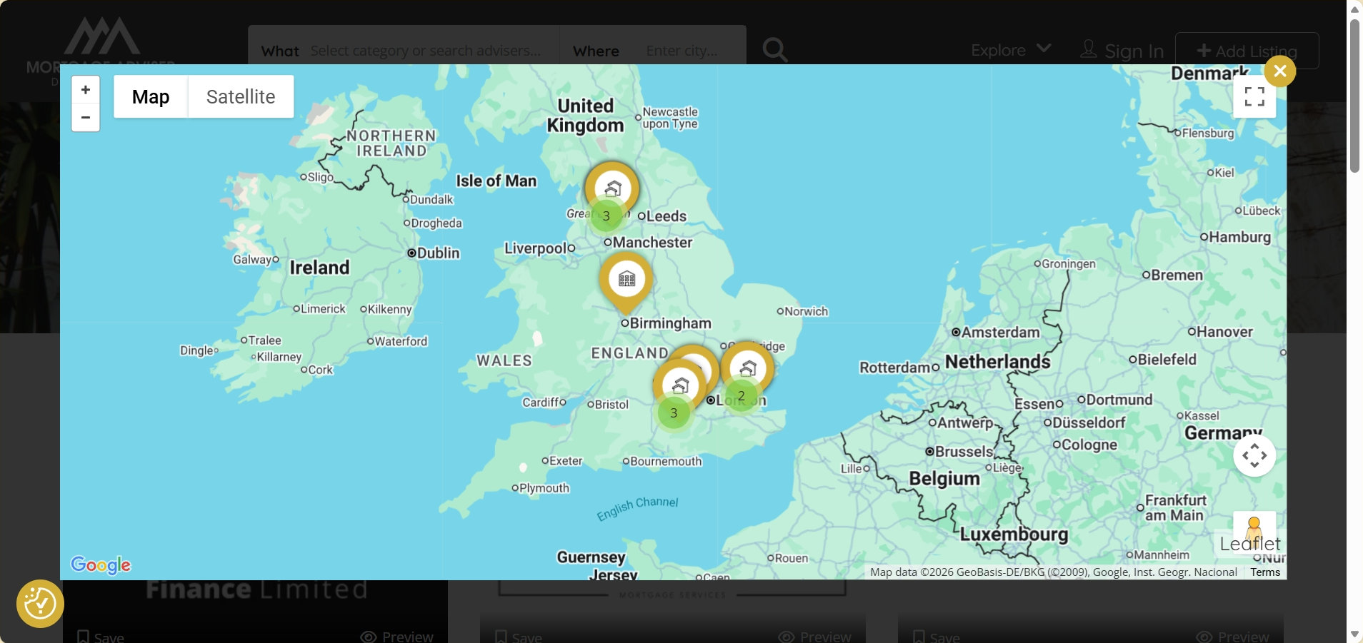 Screenshot 4 of Mortgage Adviser Directory