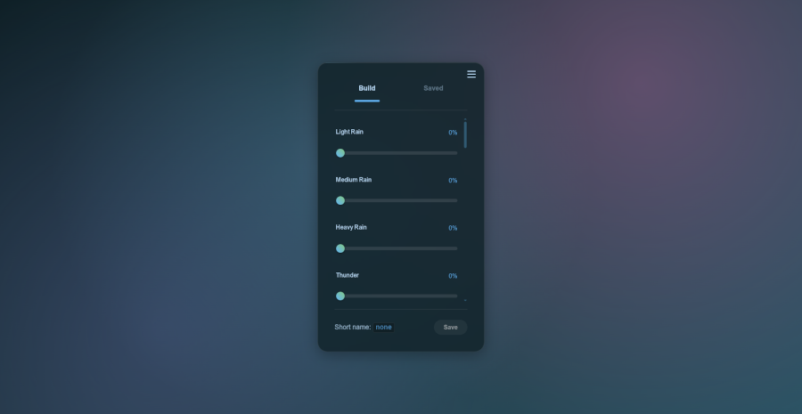 Screenshot 1 of RainSounds.xyz