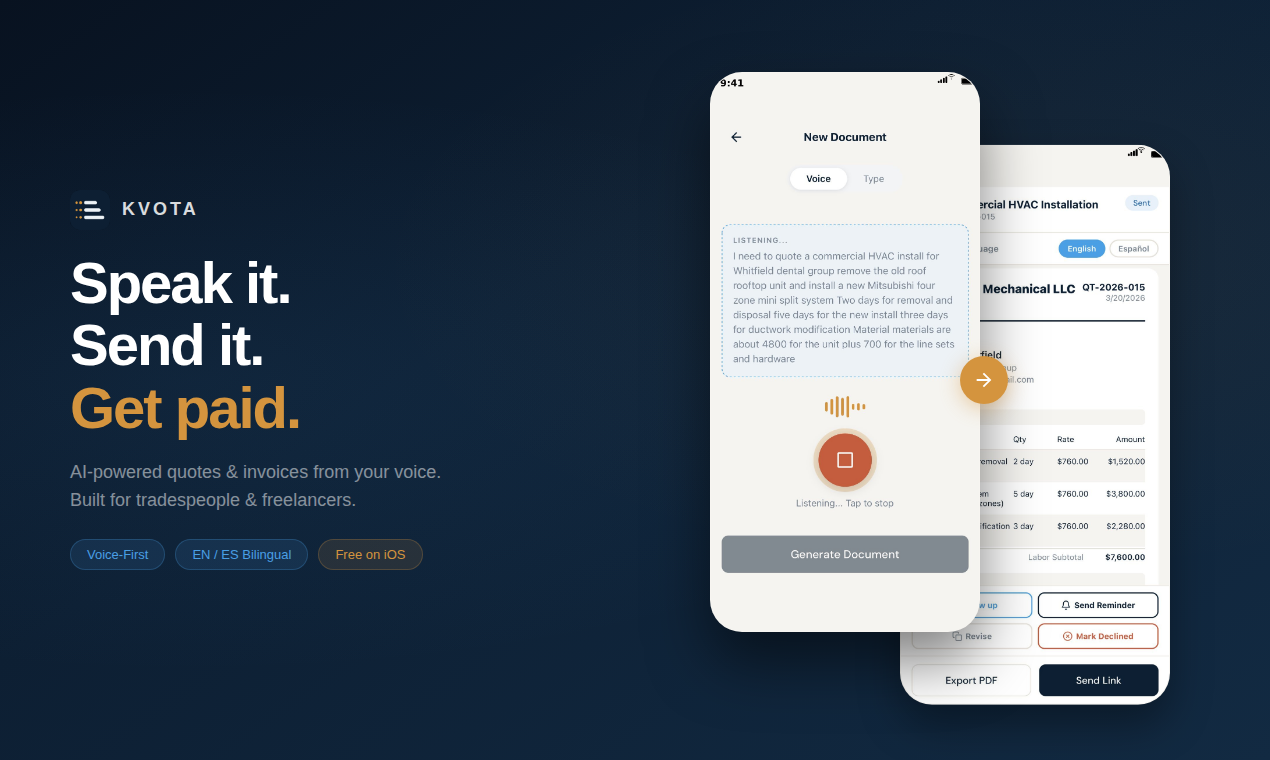 Screenshot 1 of Kvota