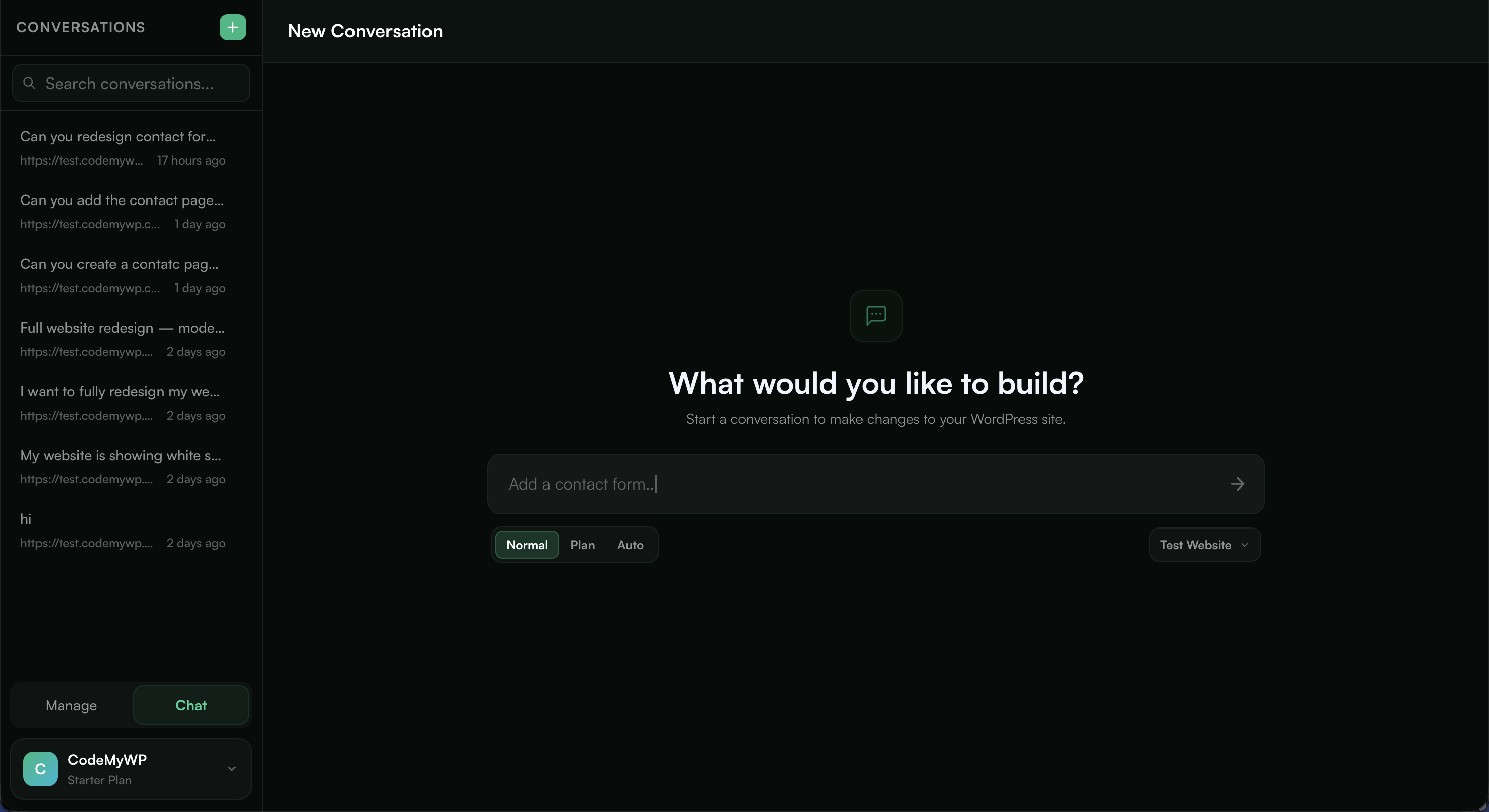 Screenshot 3 of CodeMyWP