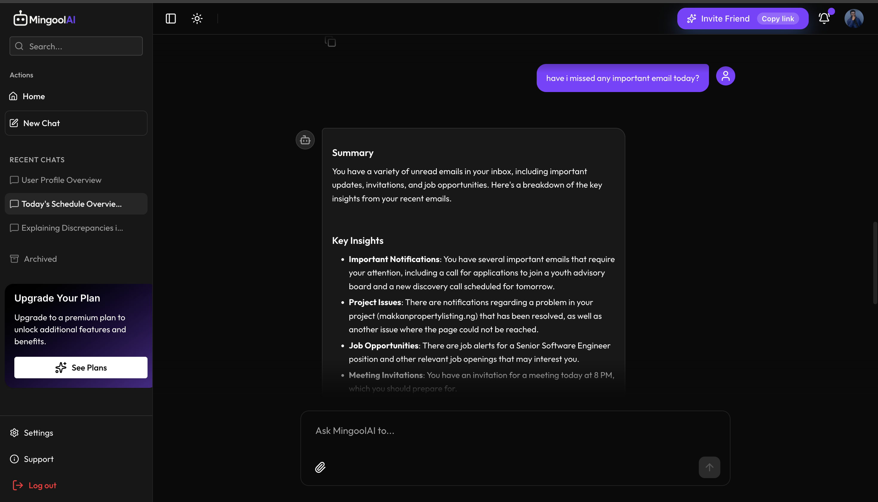 Screenshot 2 of MingoolAI