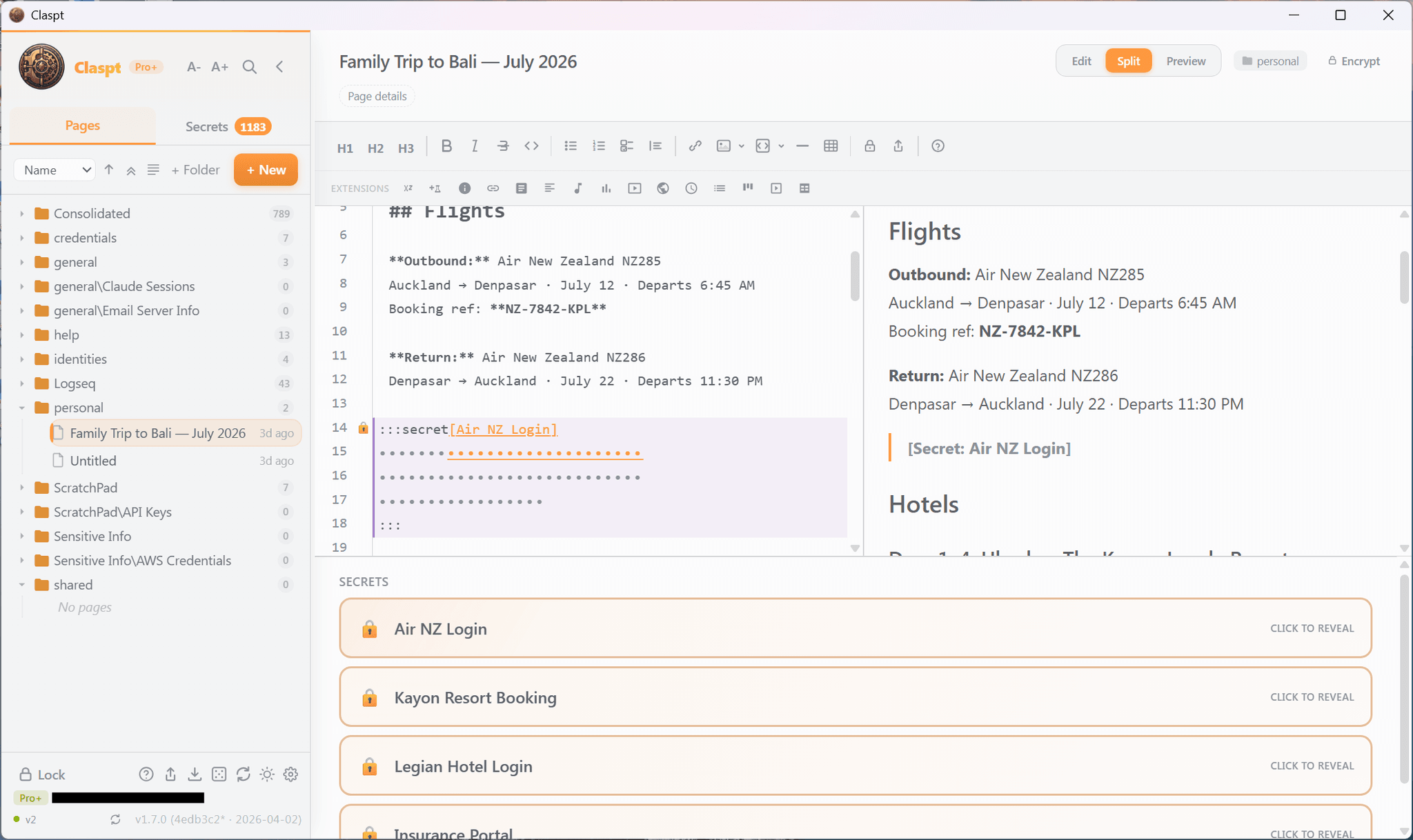Screenshot 1 of Claspt