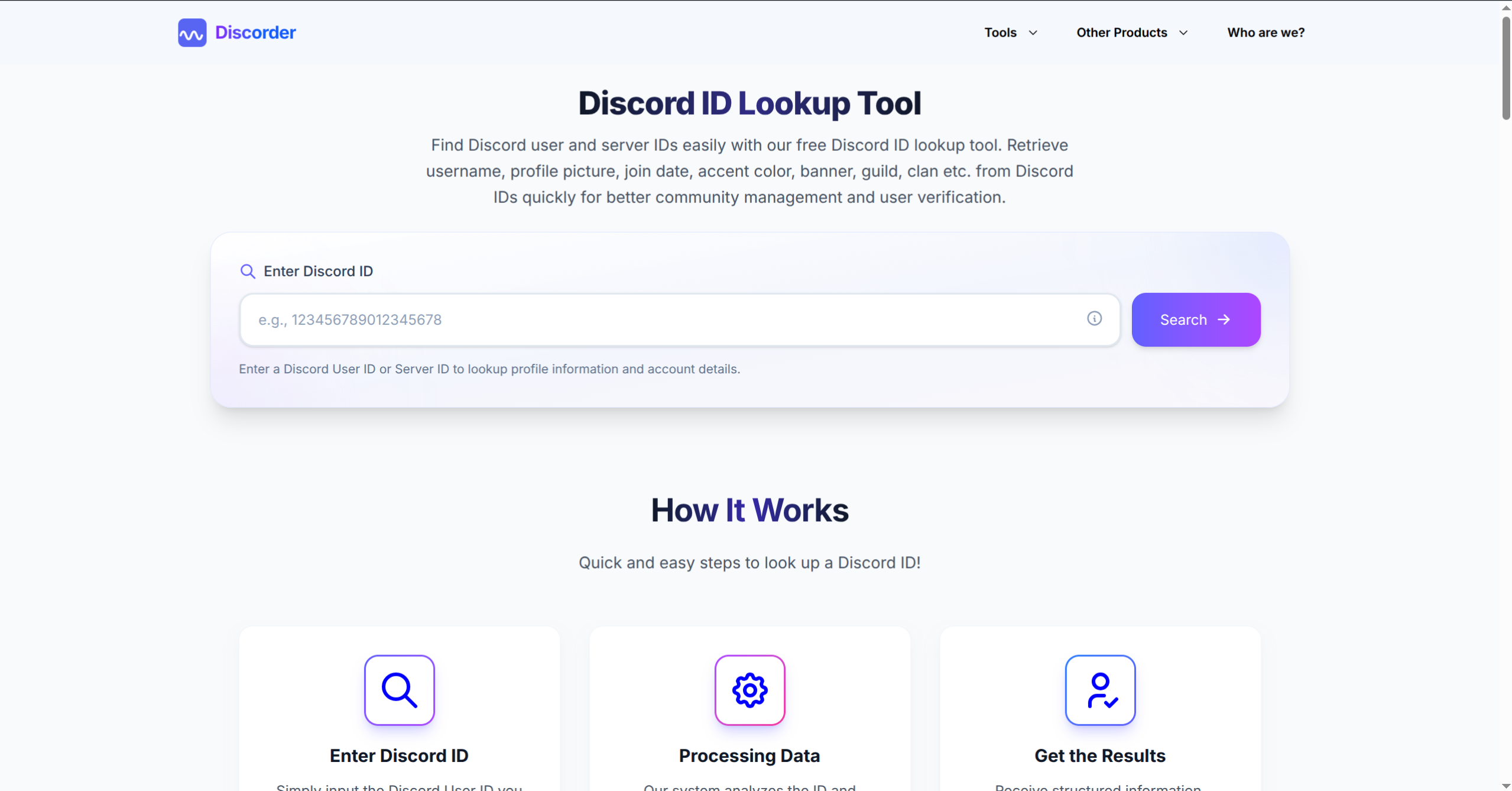 Screenshot 2 of Discord ID Lookup